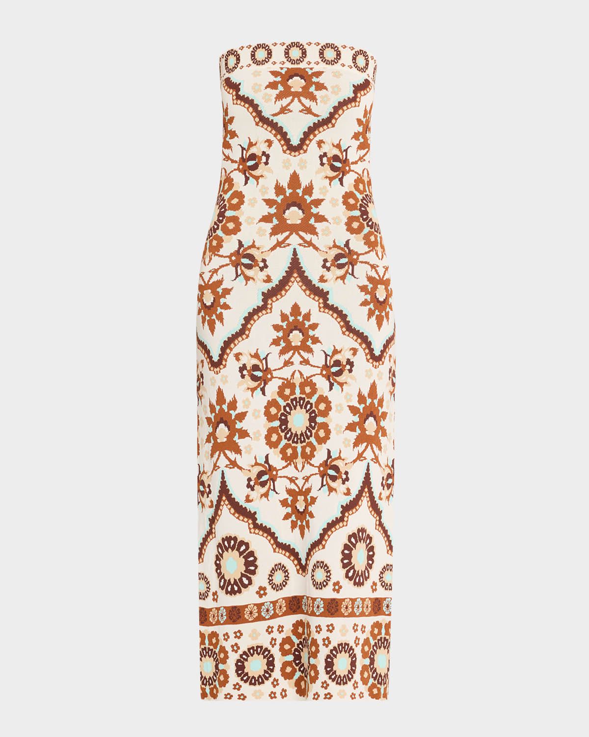 Rome Strapless Knit Midi Dress