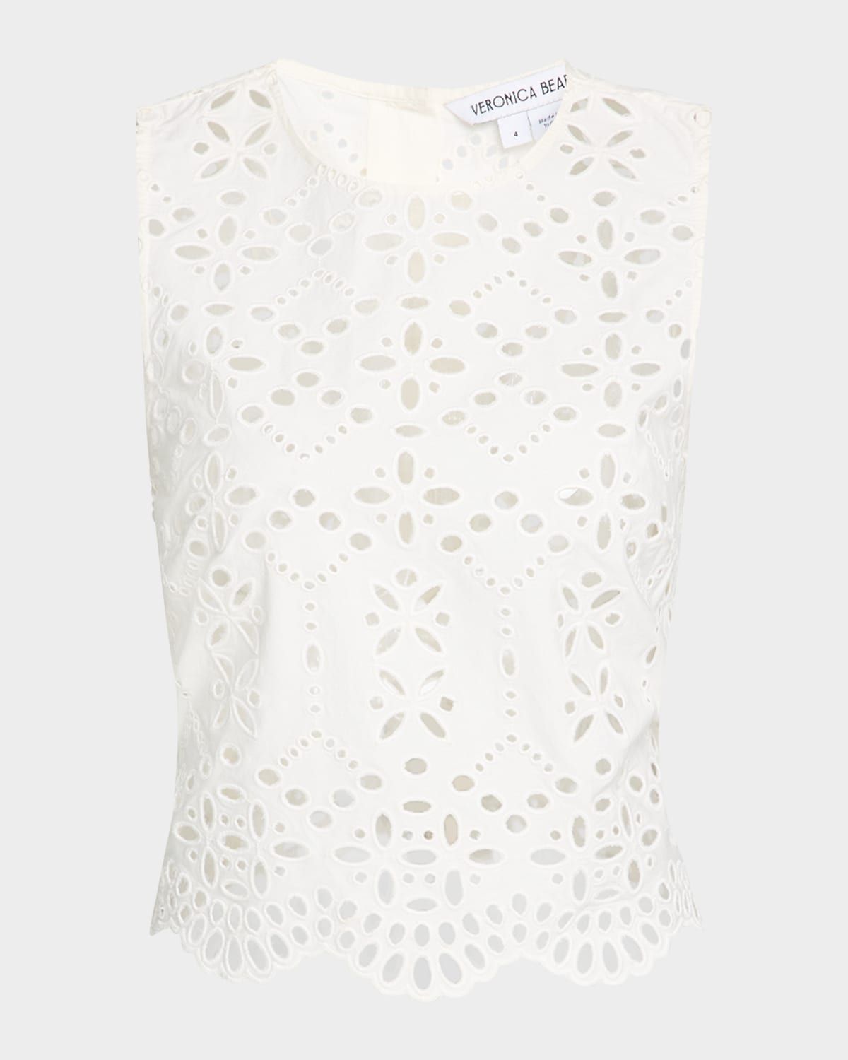 Adelyn Eyelet Crop Top