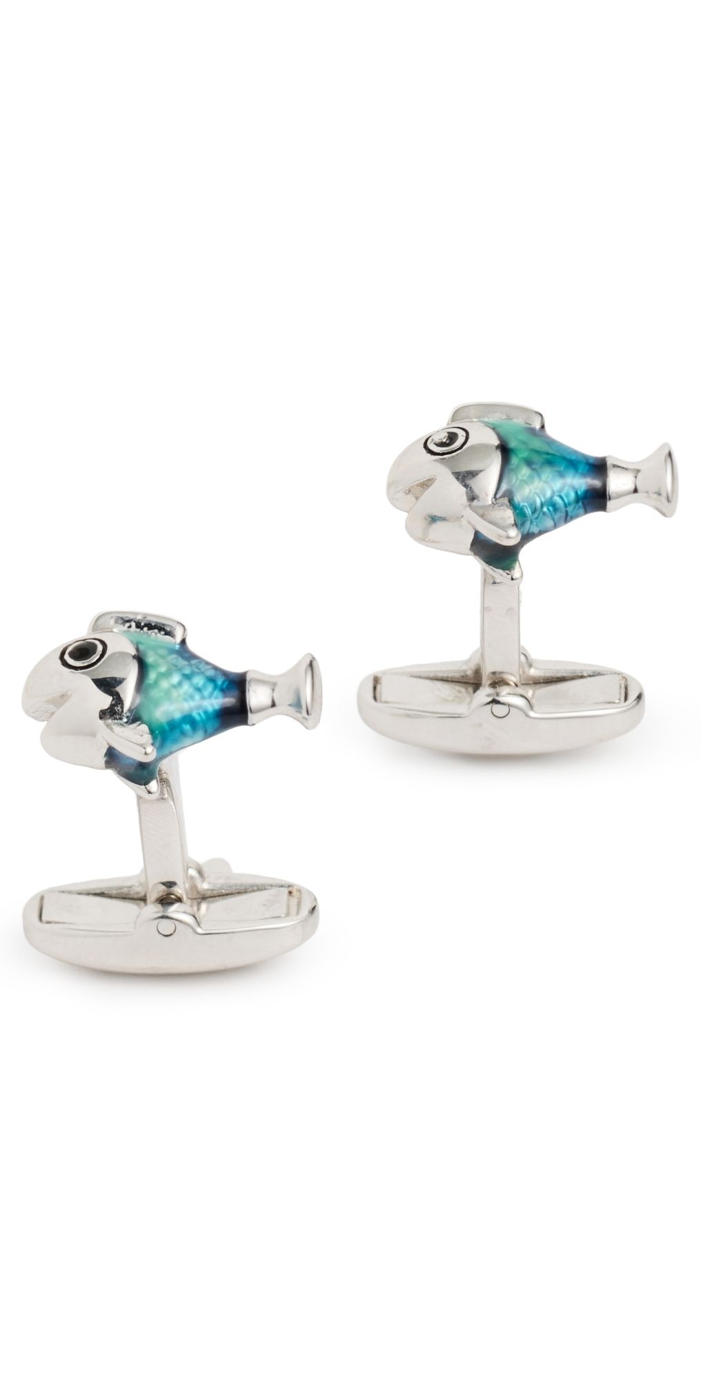 Paul Smith Men Fish Cufflinks Navy One Size