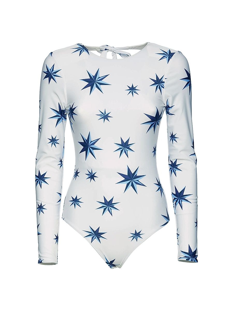 Women's Surf Suit - Blue White - Size Medium
