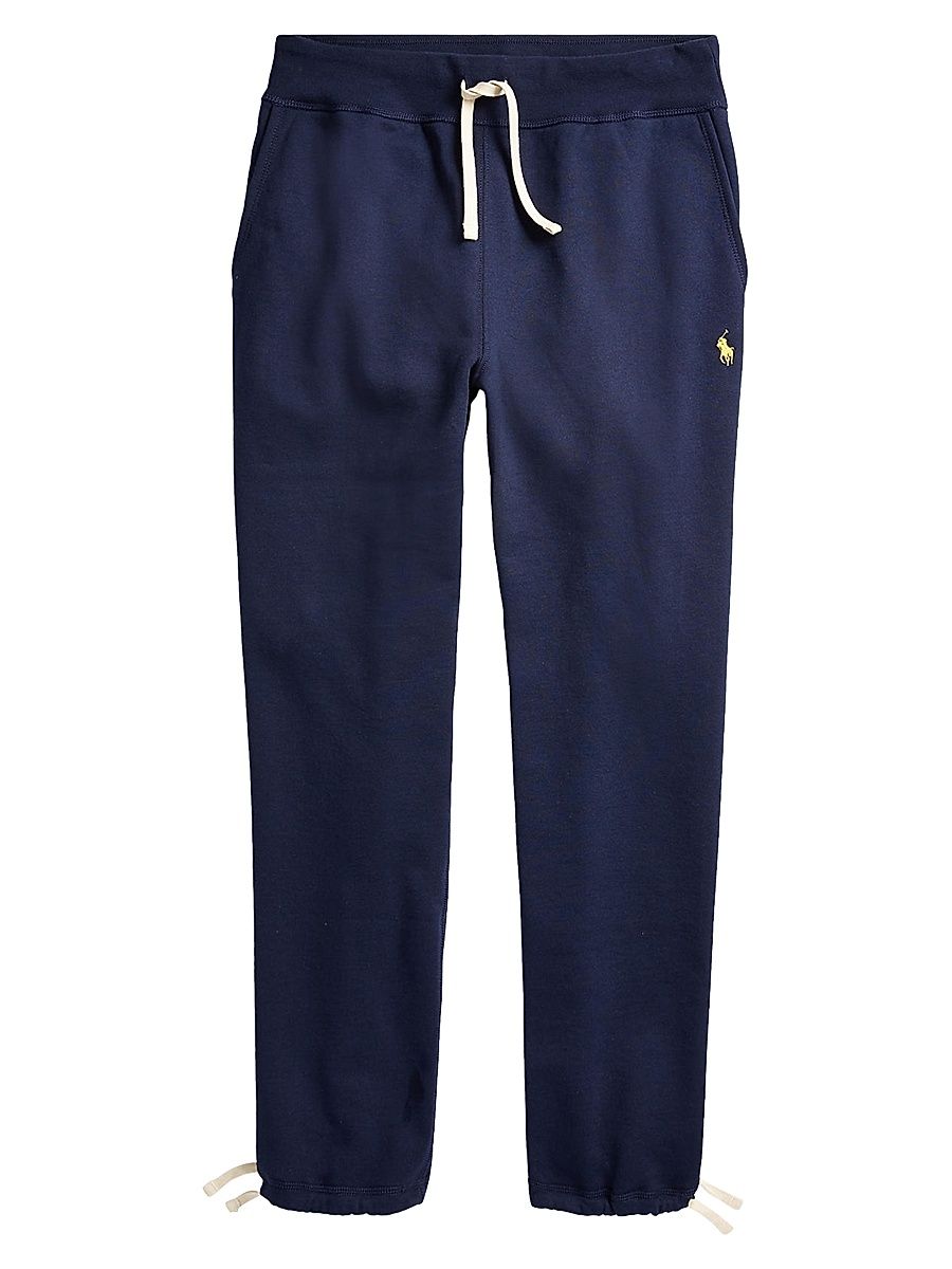Men's Fleece Drawstring Cuff Sweatpants - Cruise Navy - Size XL