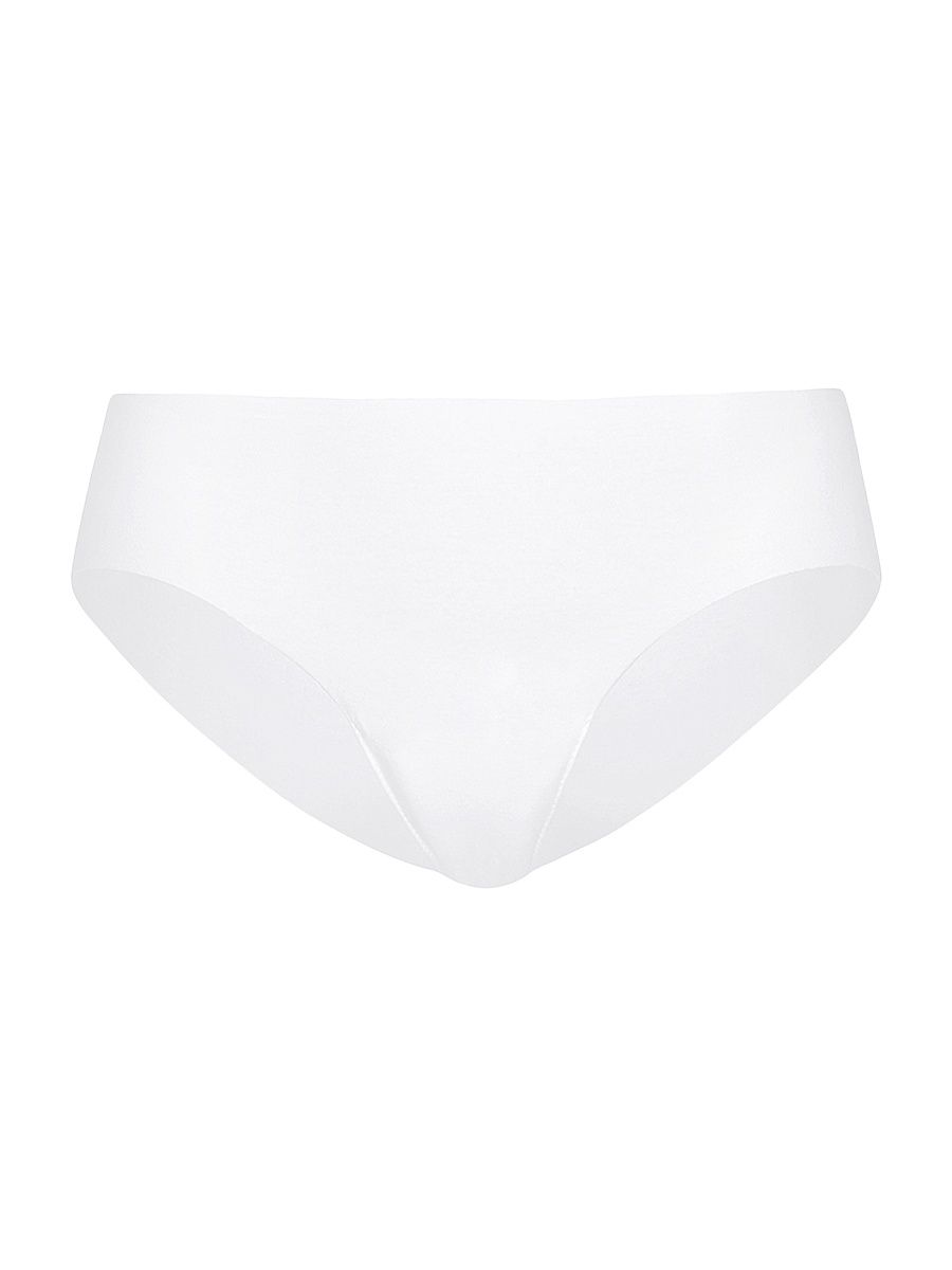 Women's Stretch Cotton Bikini Briefs - White - Size Small