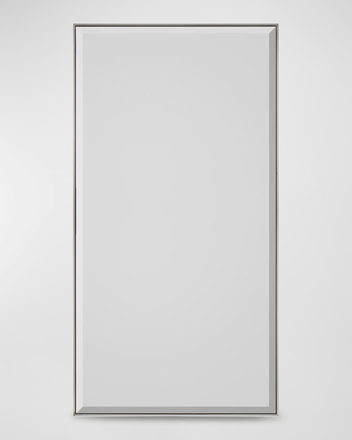 Silver Floater Beveled Mirror