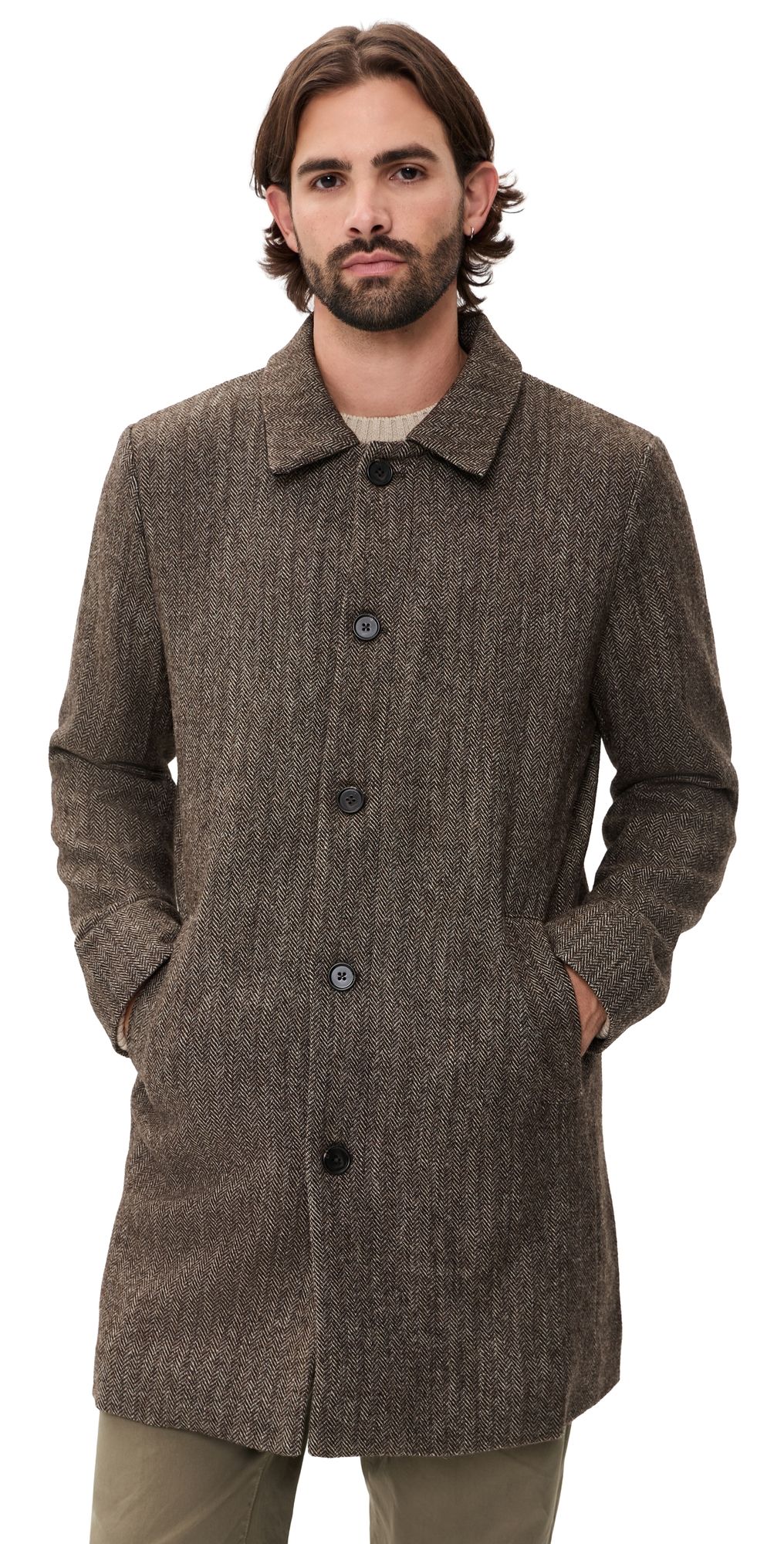 RAILS Hockney Overcoat Highland Tweed XL