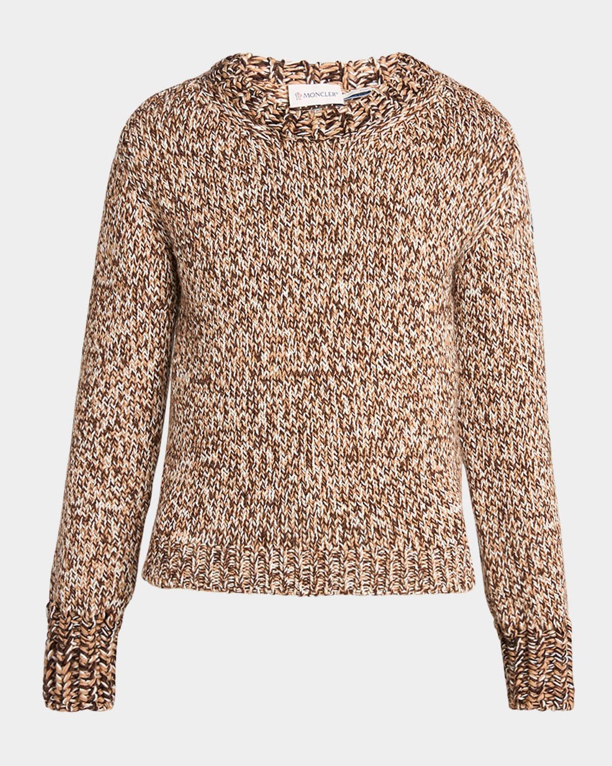 Marled Wool Crewneck Sweater