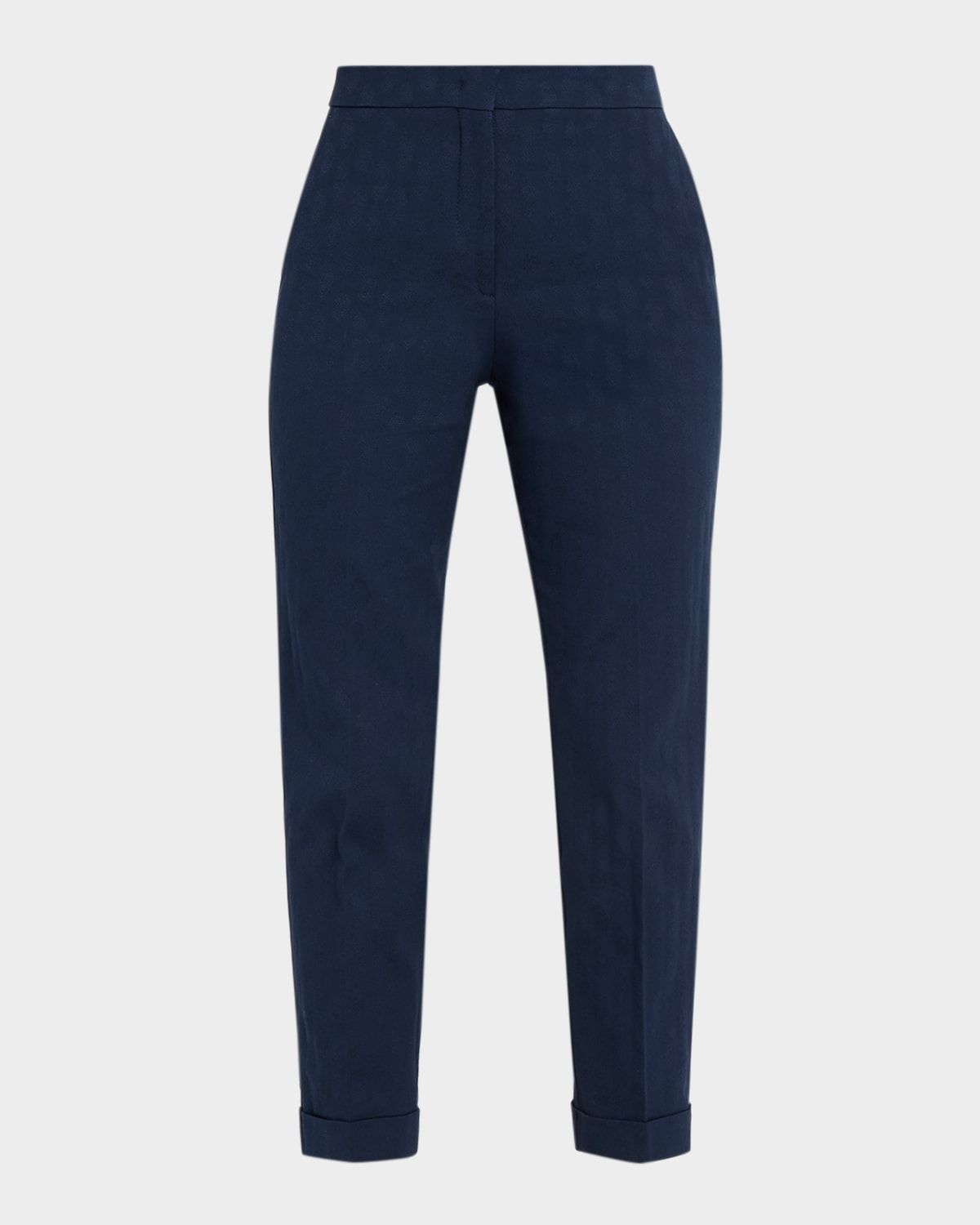 Milano Stretch-Cotton Cigarette Trousers