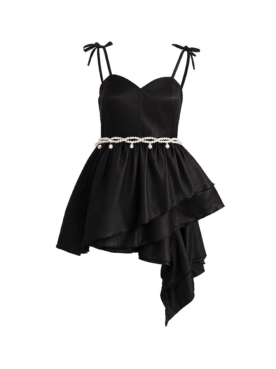 Girl's Elowen Dress - Black - Size 16