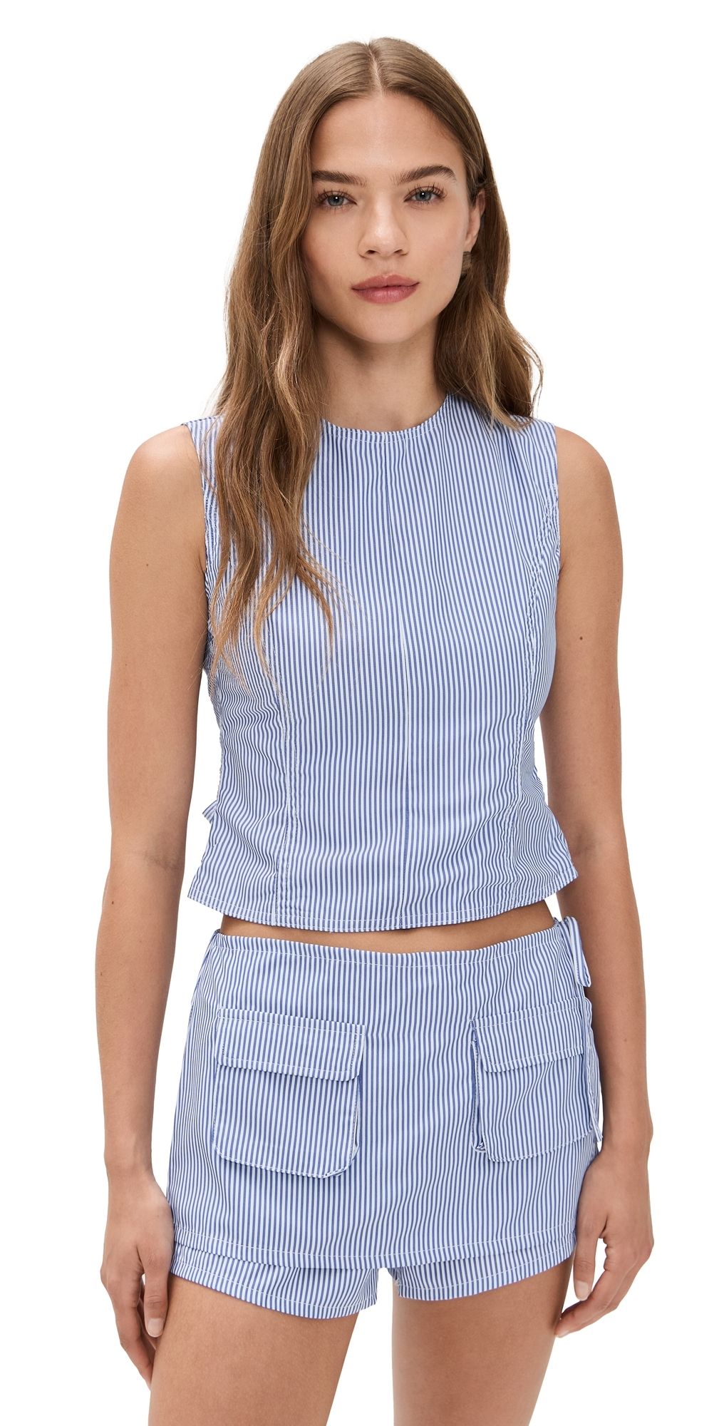 Lioness Countryside Top Blue Stripe XXXXS