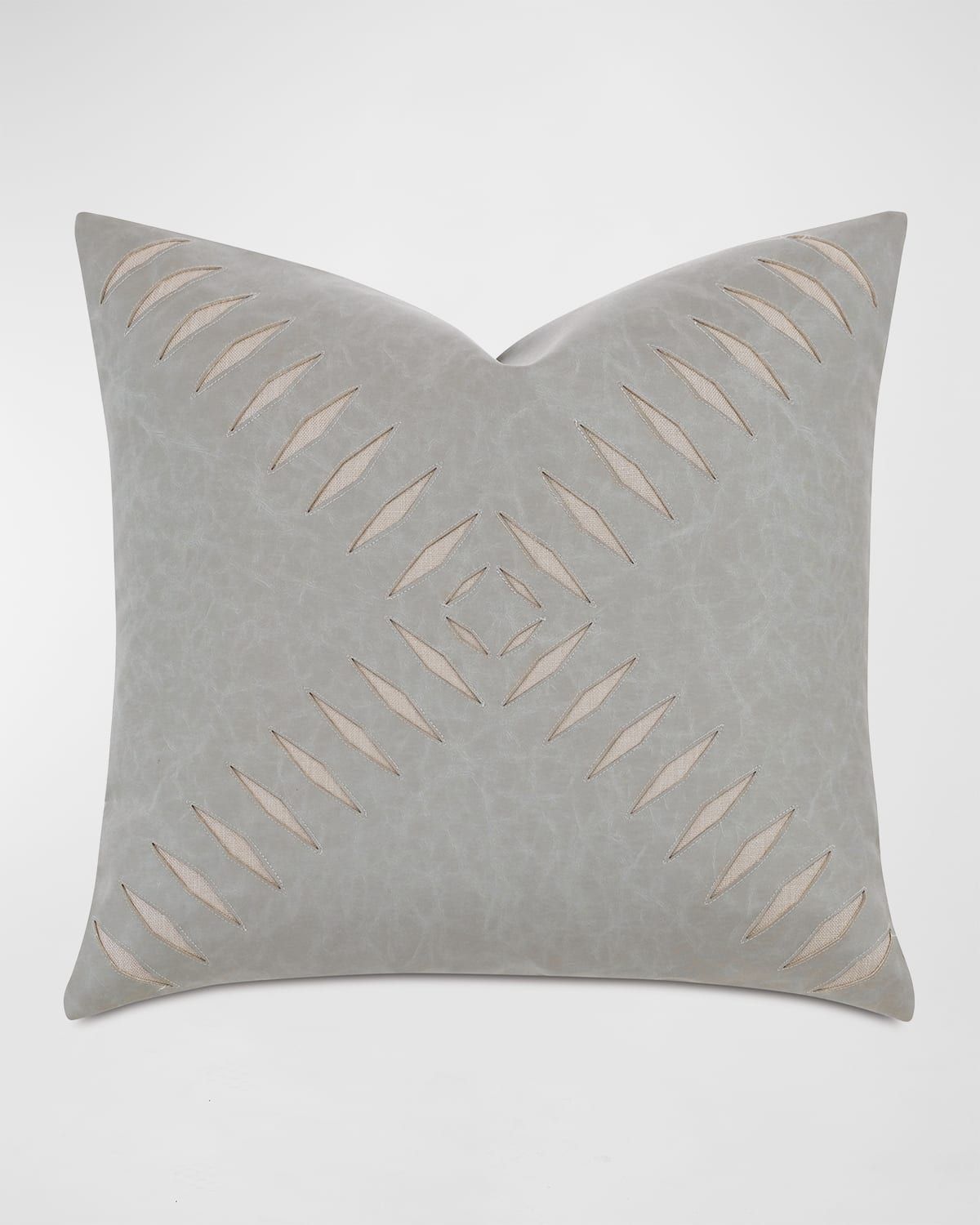 Park City Faux Leather Decorative Pillow