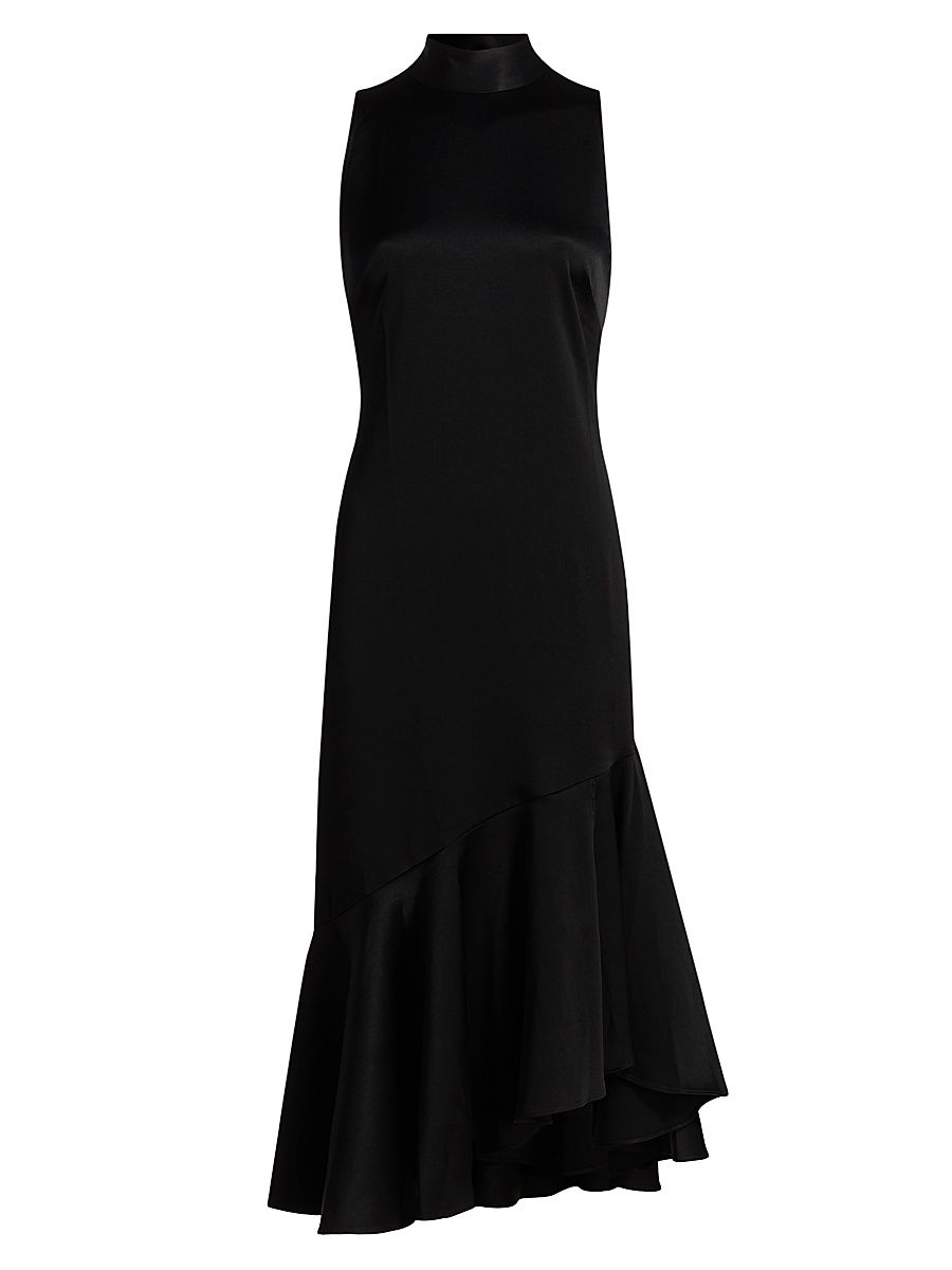Women's Jenkins Asymmetric Cocktail Dress - Black - Size XL