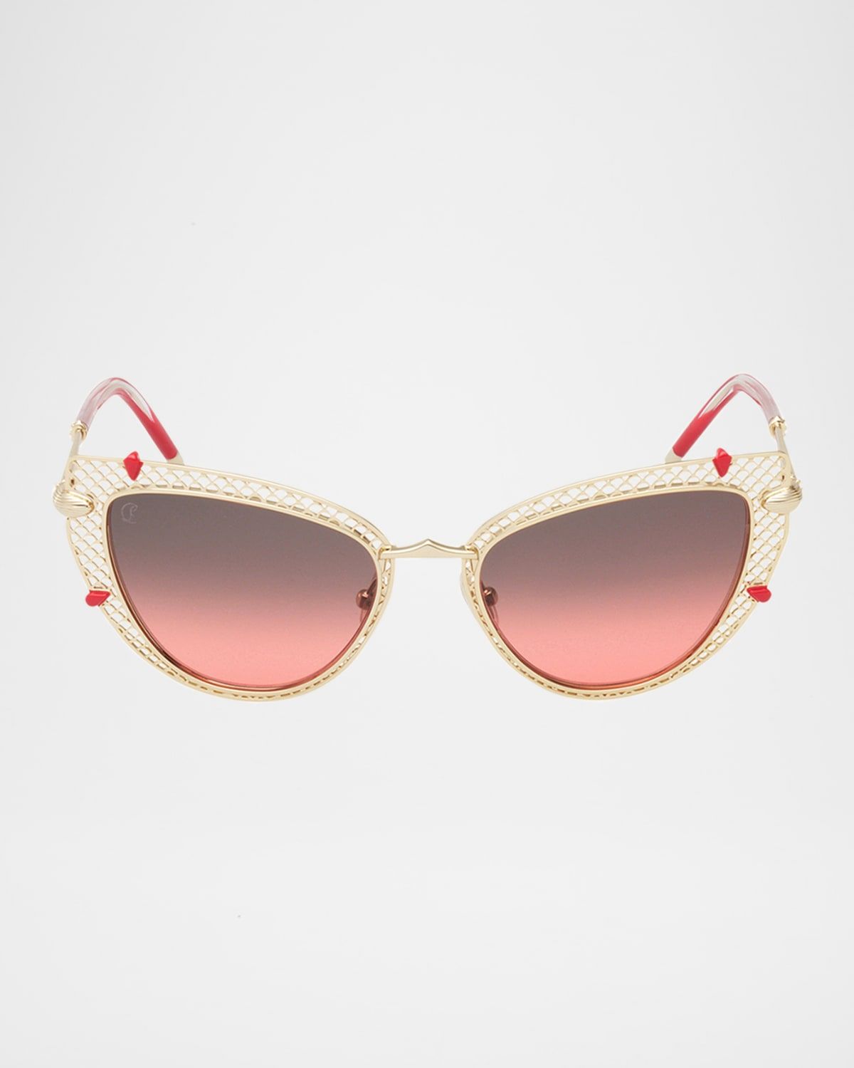 Miss Z Metal Cat-Eye Sunglasses