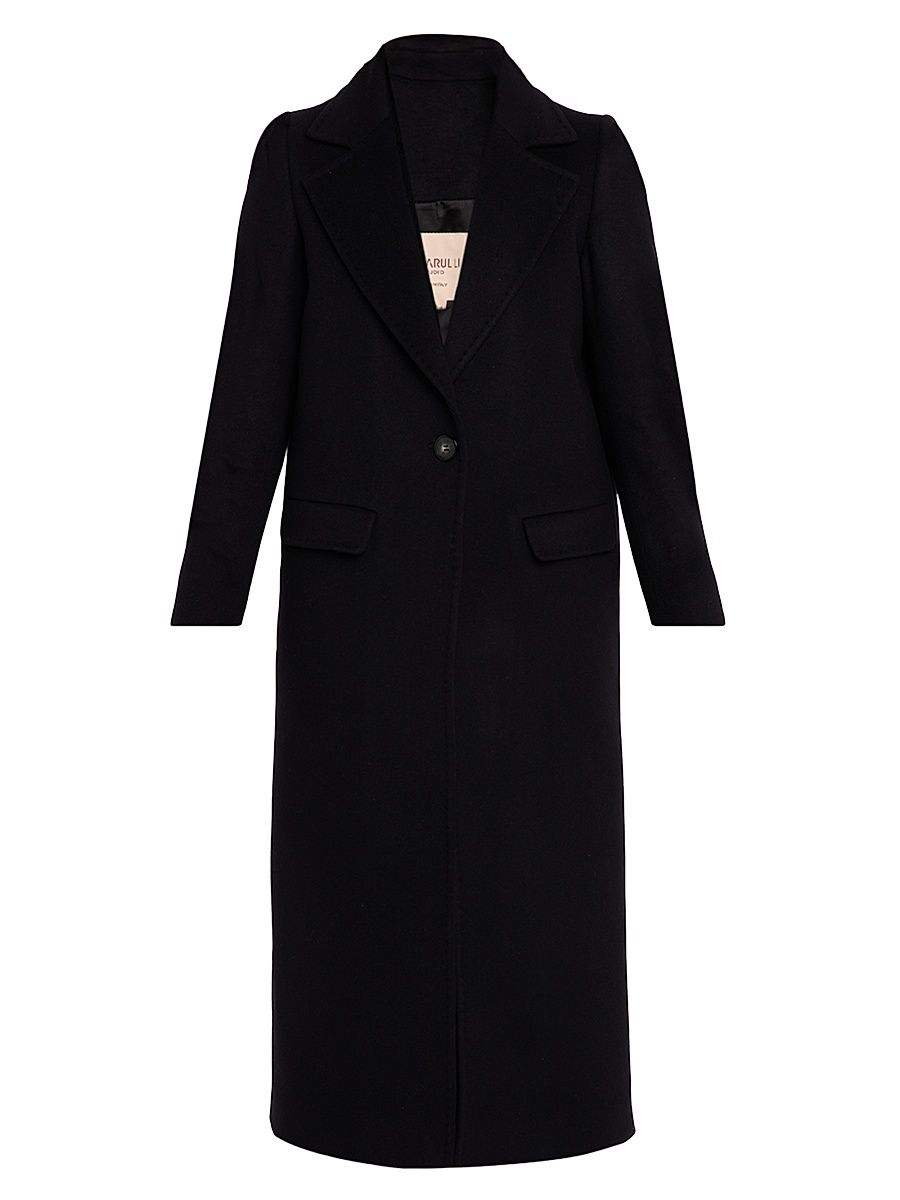 Women's Erica Cashmere-Blend Coat - Black - Size 4