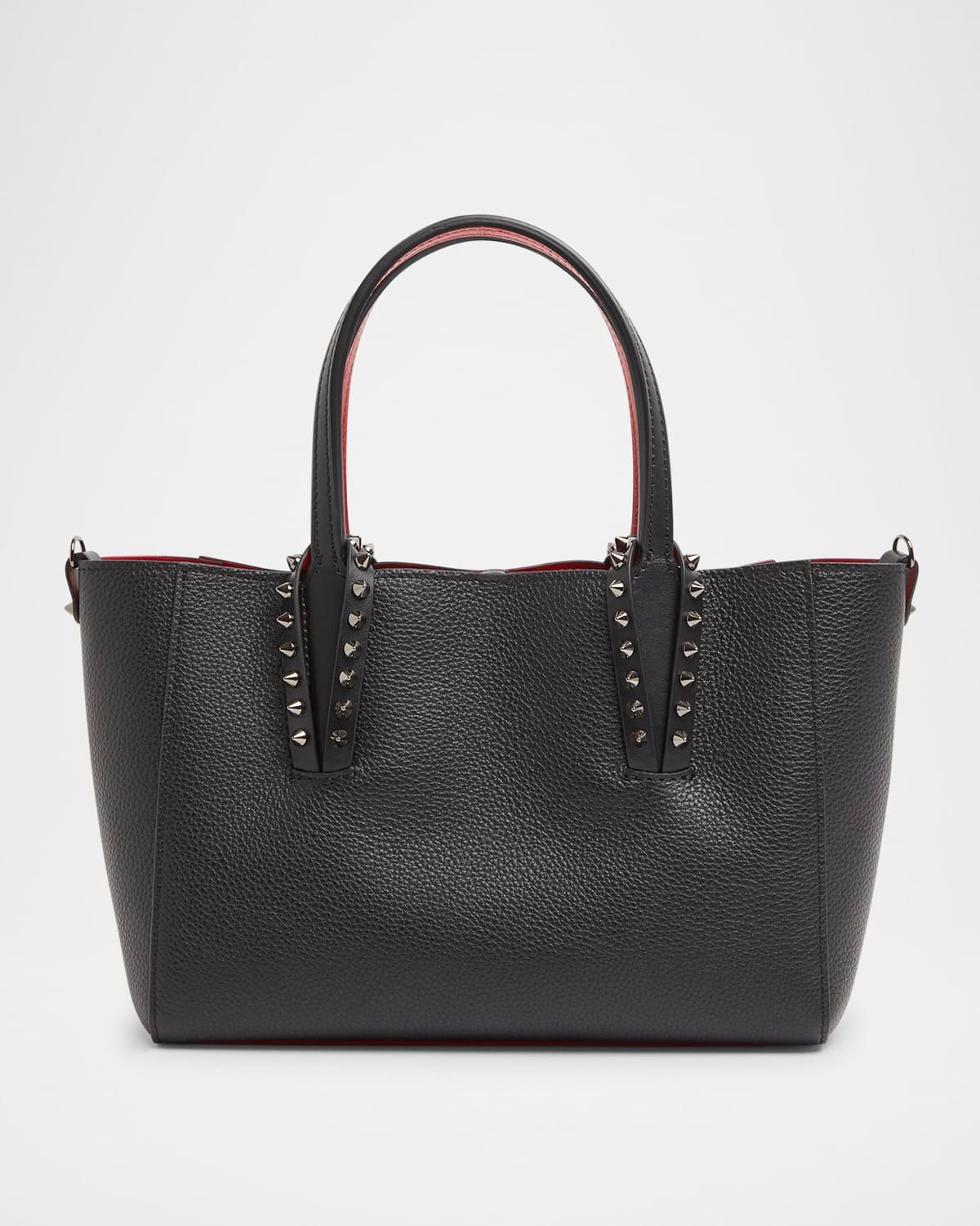 Cabata Soft East-West Mini Shoulder Bag in Grained Leather