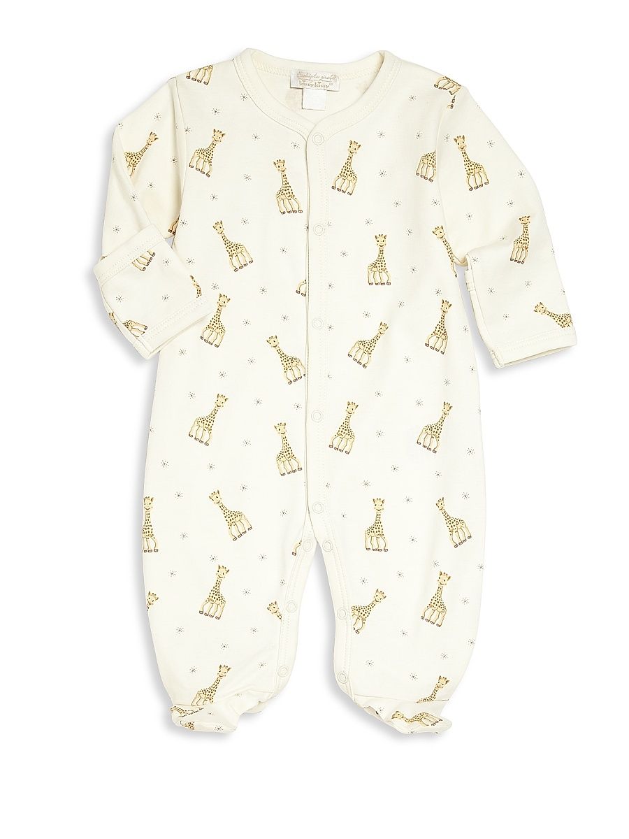 Baby's Sophie la Giraffe Footie - Ecru - Size Newborn