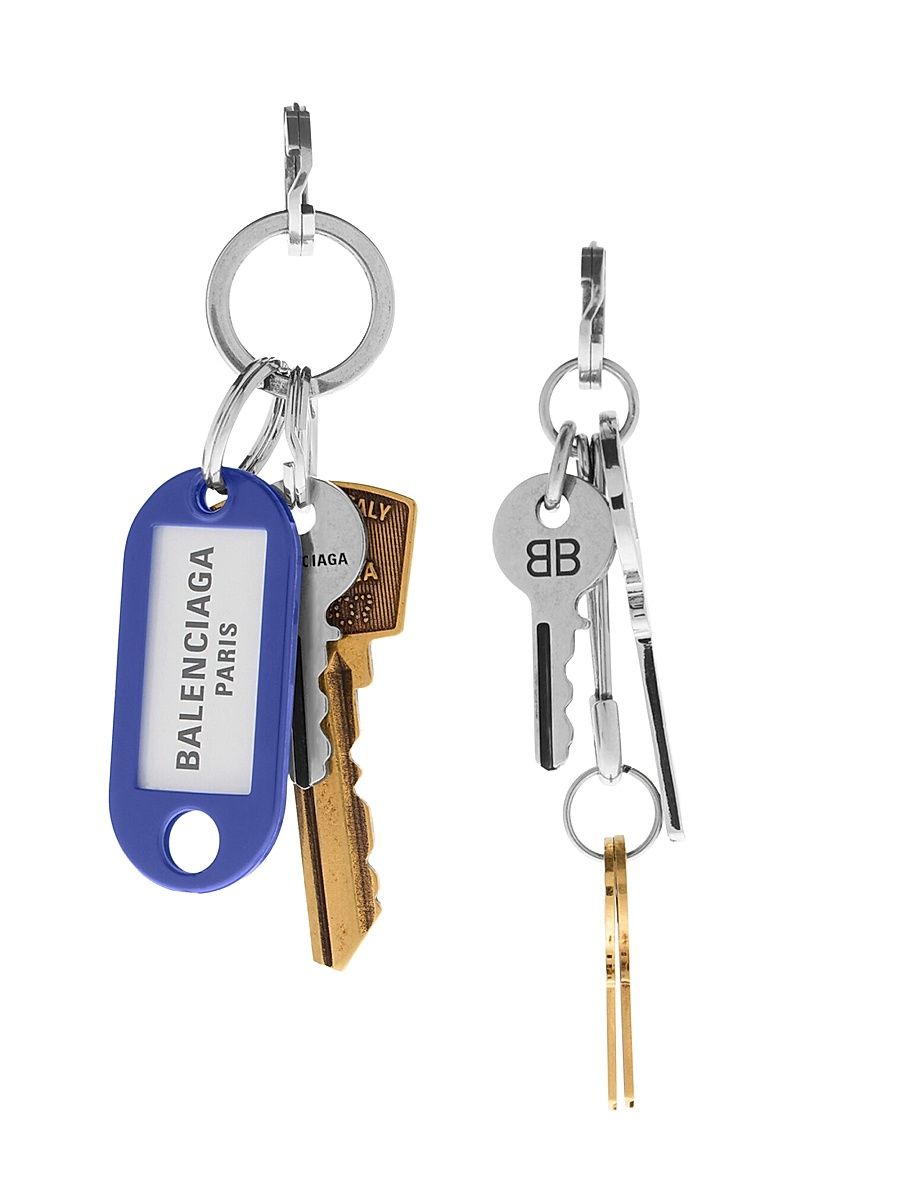 Men's Old School Earrings - Silver