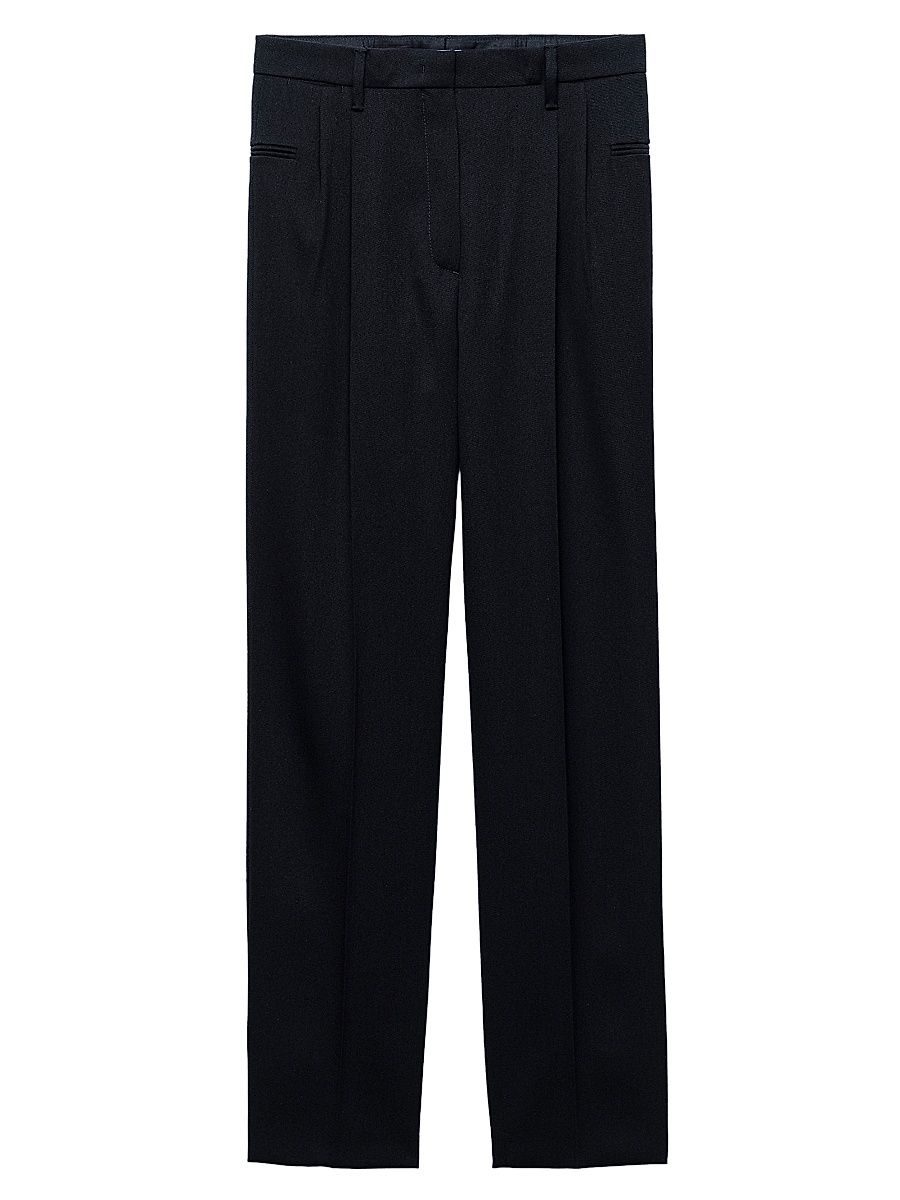 Women's Wool Pants - Black - Size 10