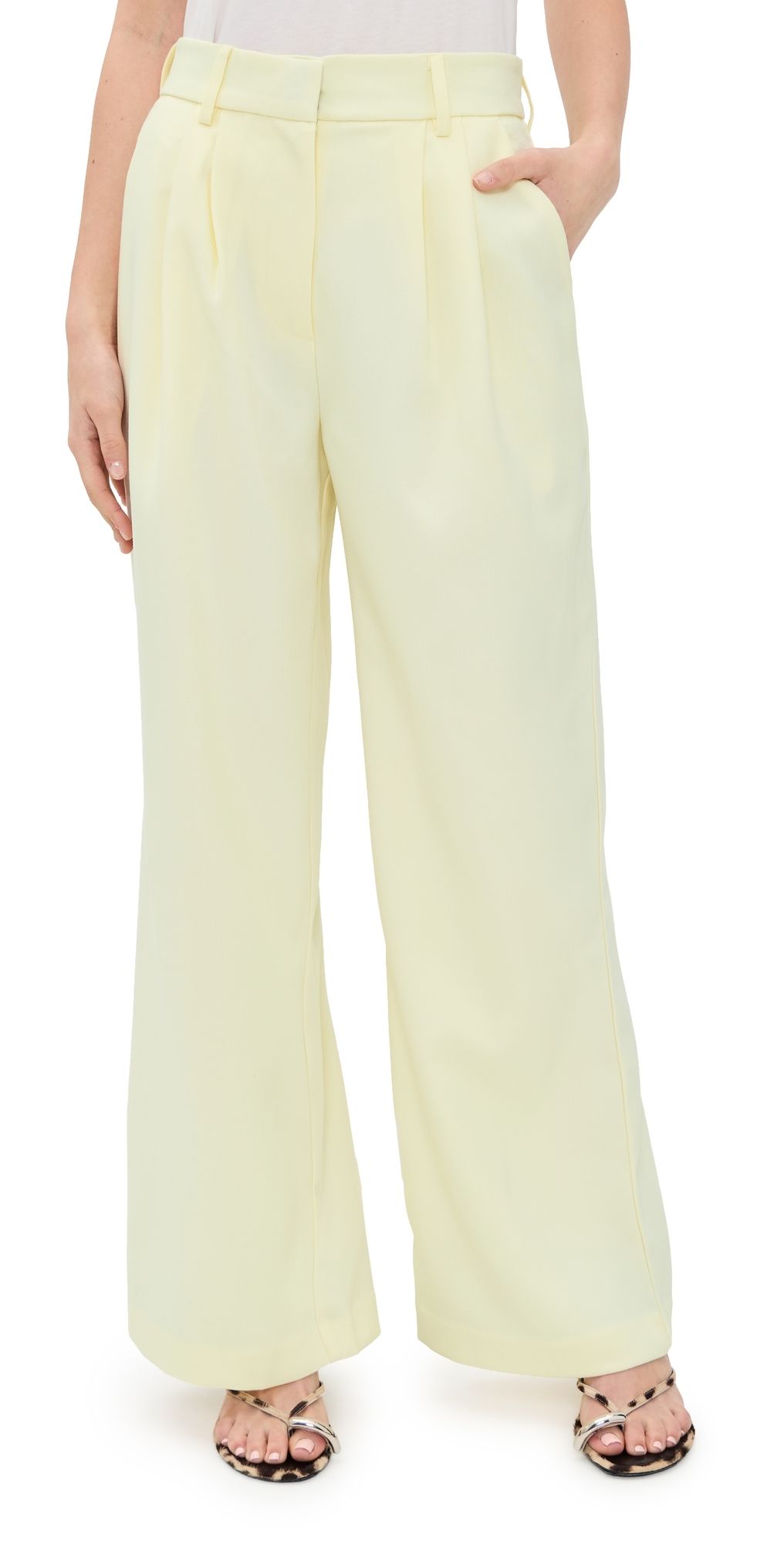 4th & Reckless Naylor Trousers Yellow L