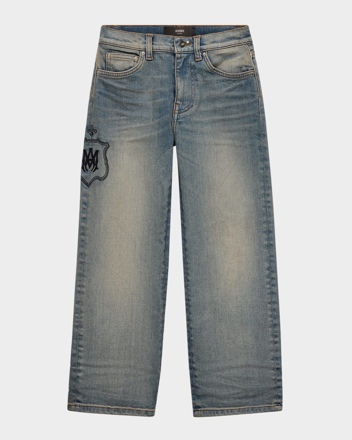 Kid & apos;s Groovy Straight-Leg Denim Jeans, Size 4-12