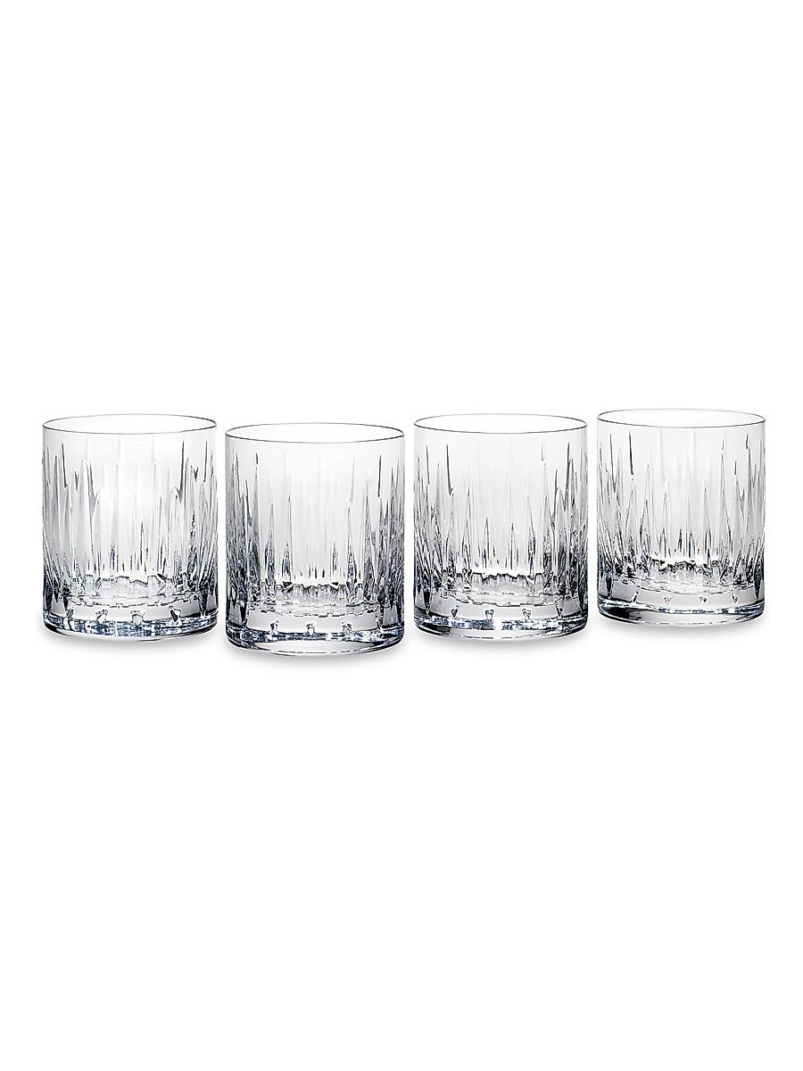 Soho Crystal 4-Piece Double Old-Fashioned Glass Set