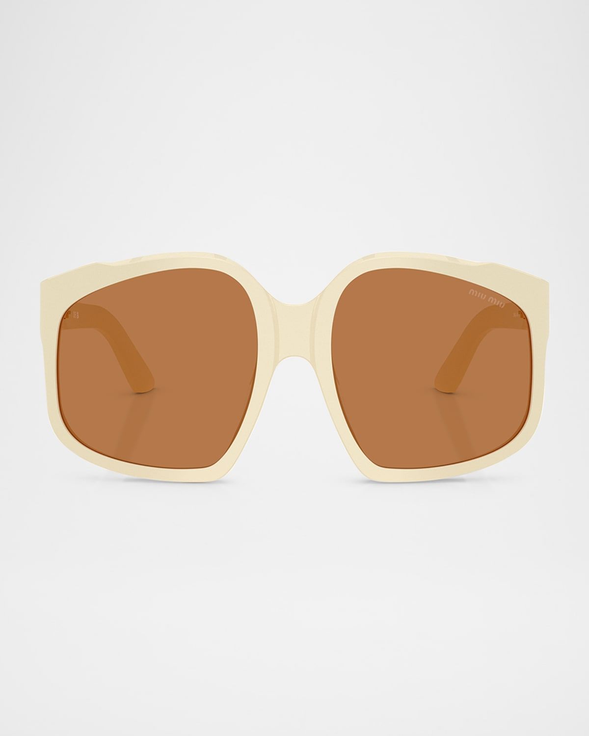 MU A07SF Acetate Square Sunglasses