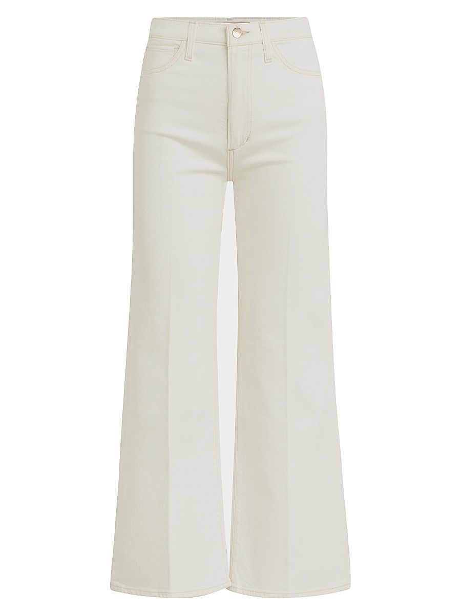 Women's Blake Stretch Wide-Leg Jeans - Milk - Size 34