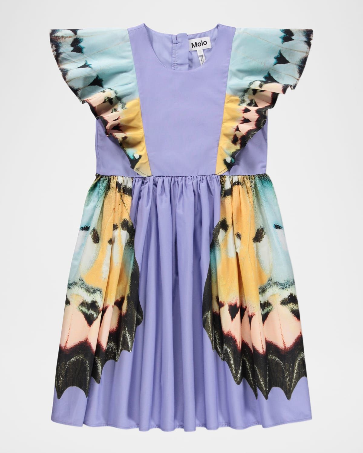Girl & apos;s Caty Butterfly Cap-Sleeve Dress