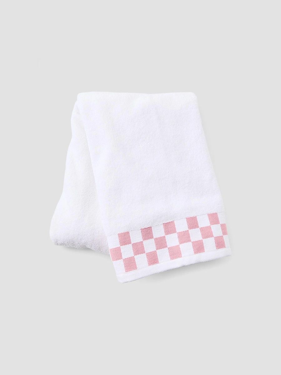 MacKenzie-Childs Check Border Bath Towel
