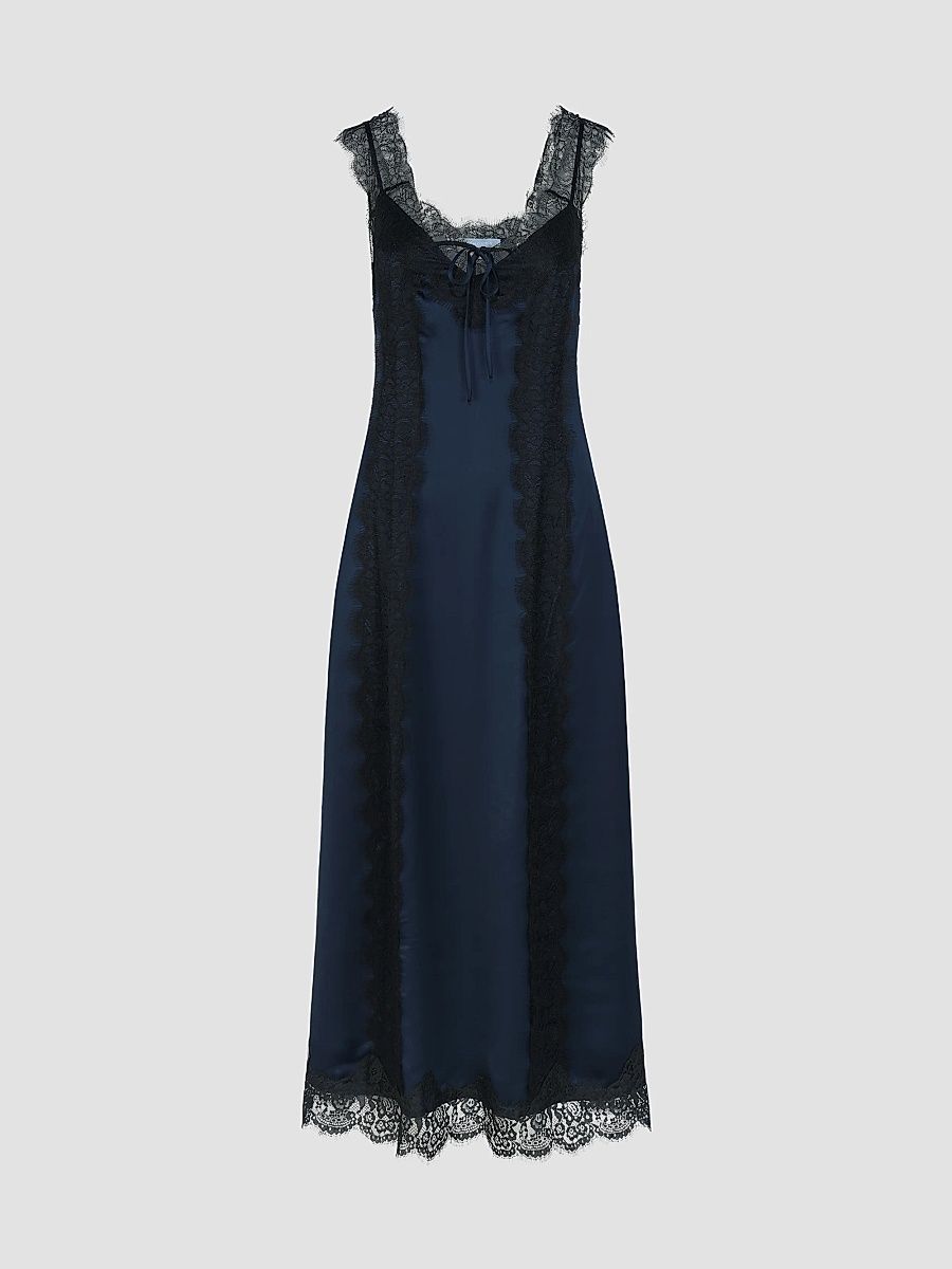 Women's The Winsome Dress - Midnight Navy - Size XXXS