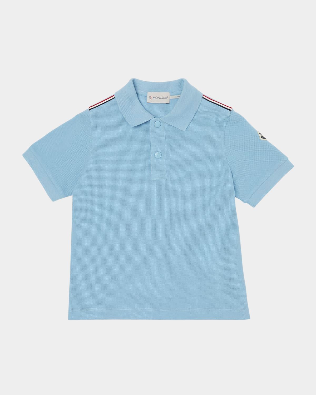 Boy & apos;s Tri-Stripe Pique Polo Shirt