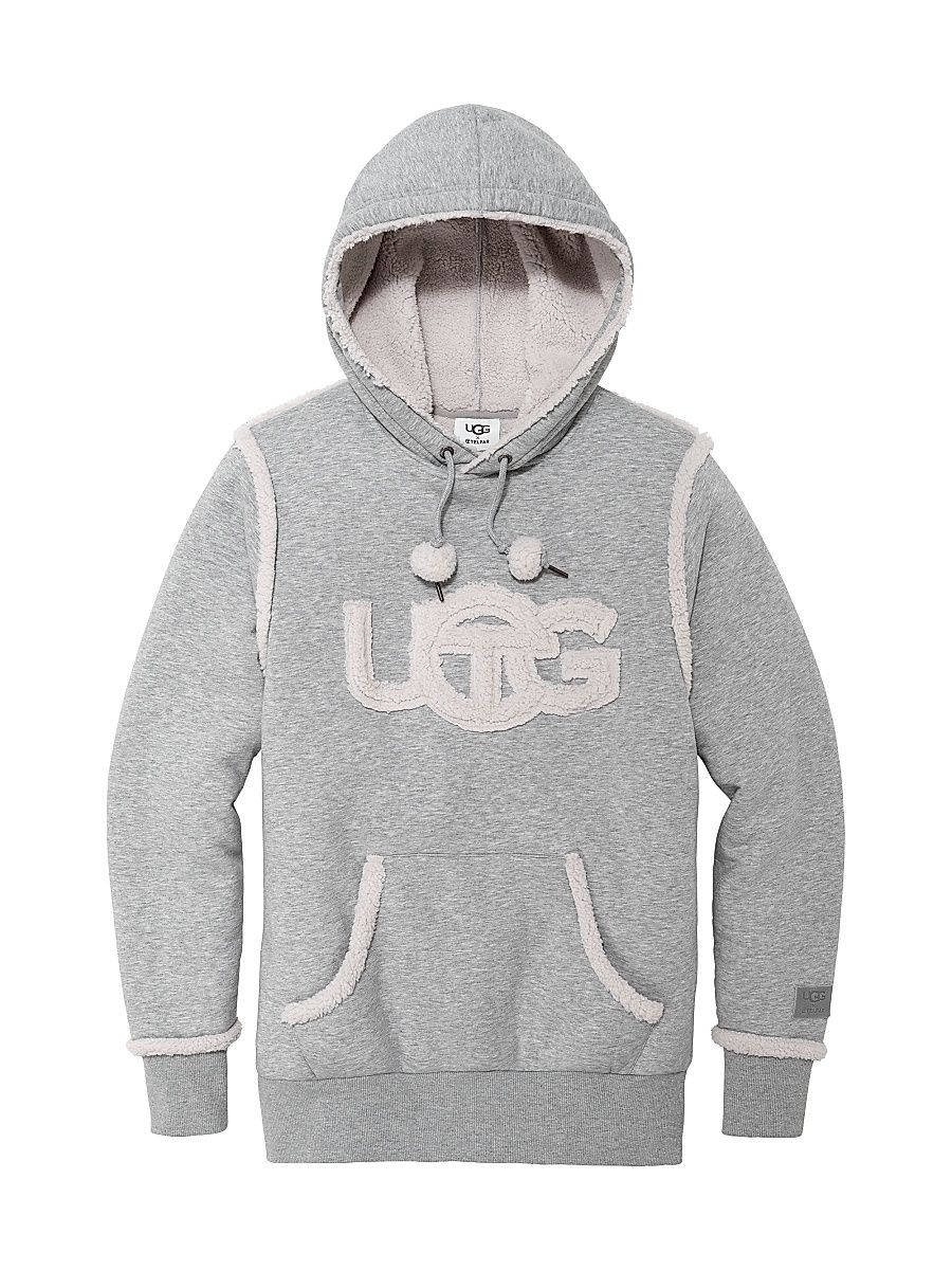 Women's Ugg x Telfar Logo Hoodie - Heather Grey - Size XS