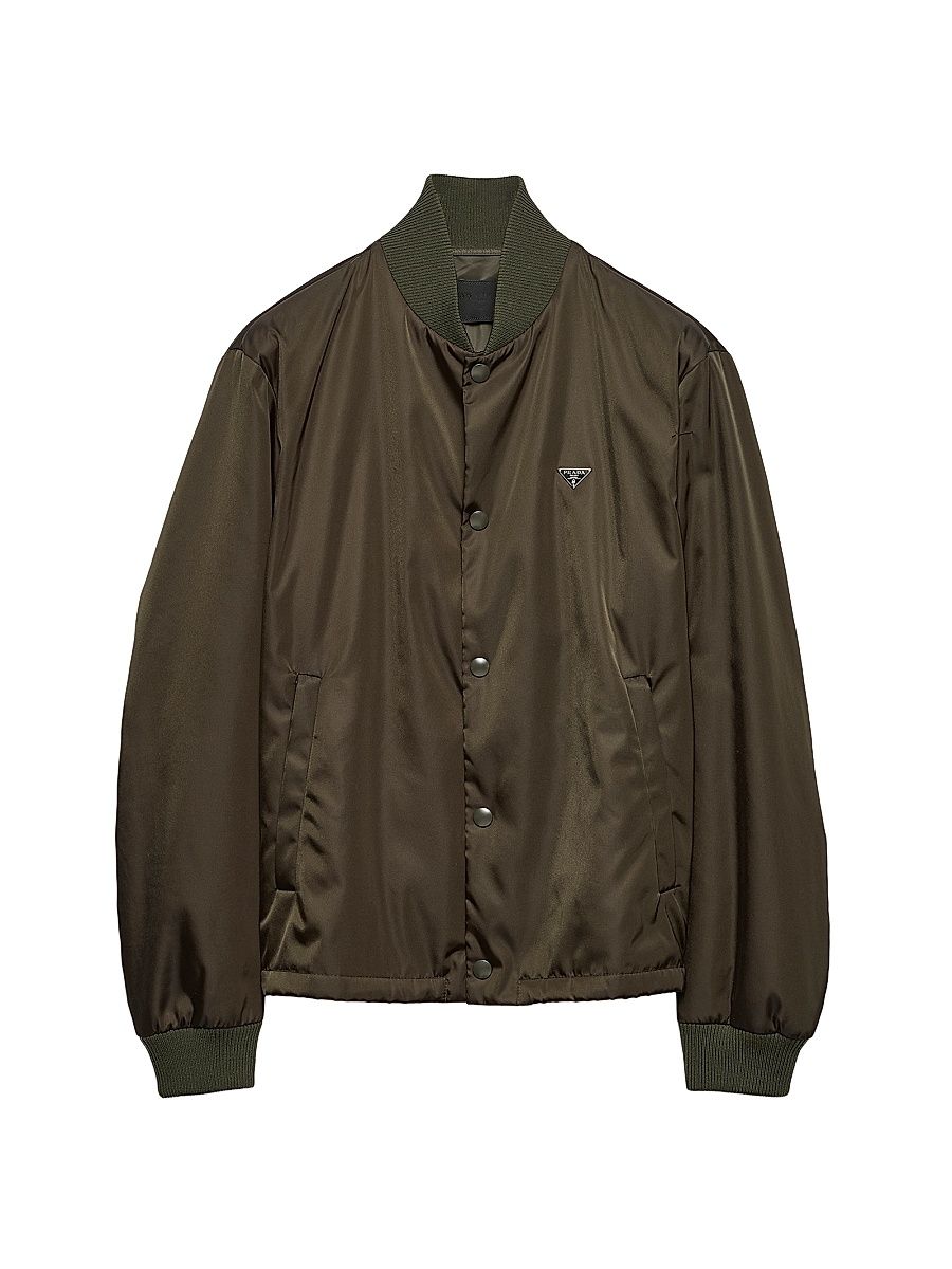 Men's Re-Nylon Bomber Jacket - Green - Size 44