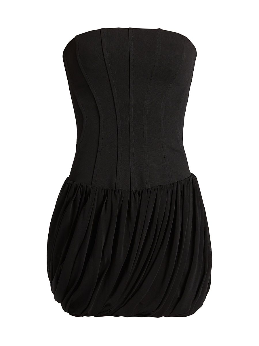 Women's Josie Bustier Minidress - Black - Size 10