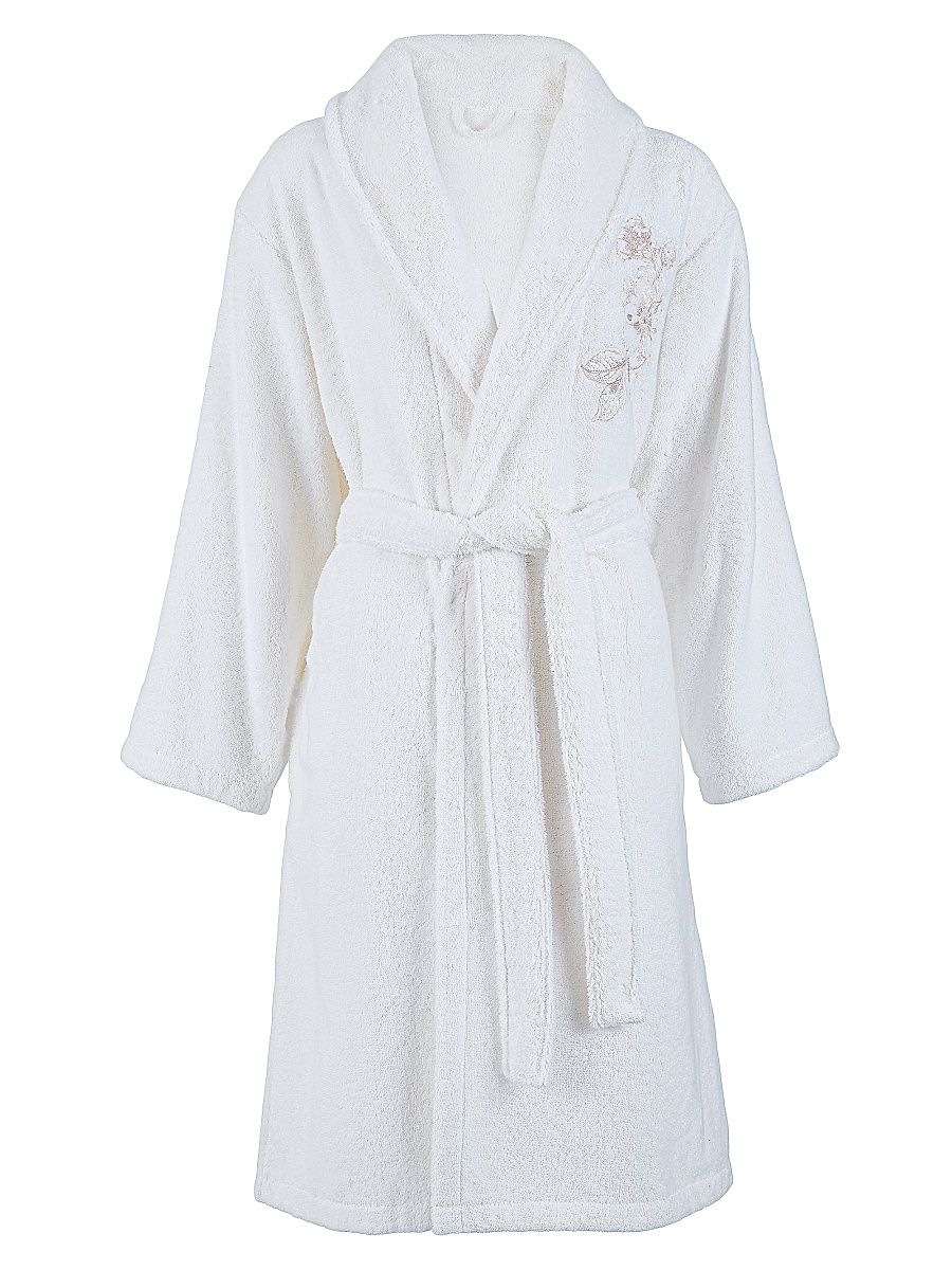 Women's Villandry Bathrobe - White - Size Large