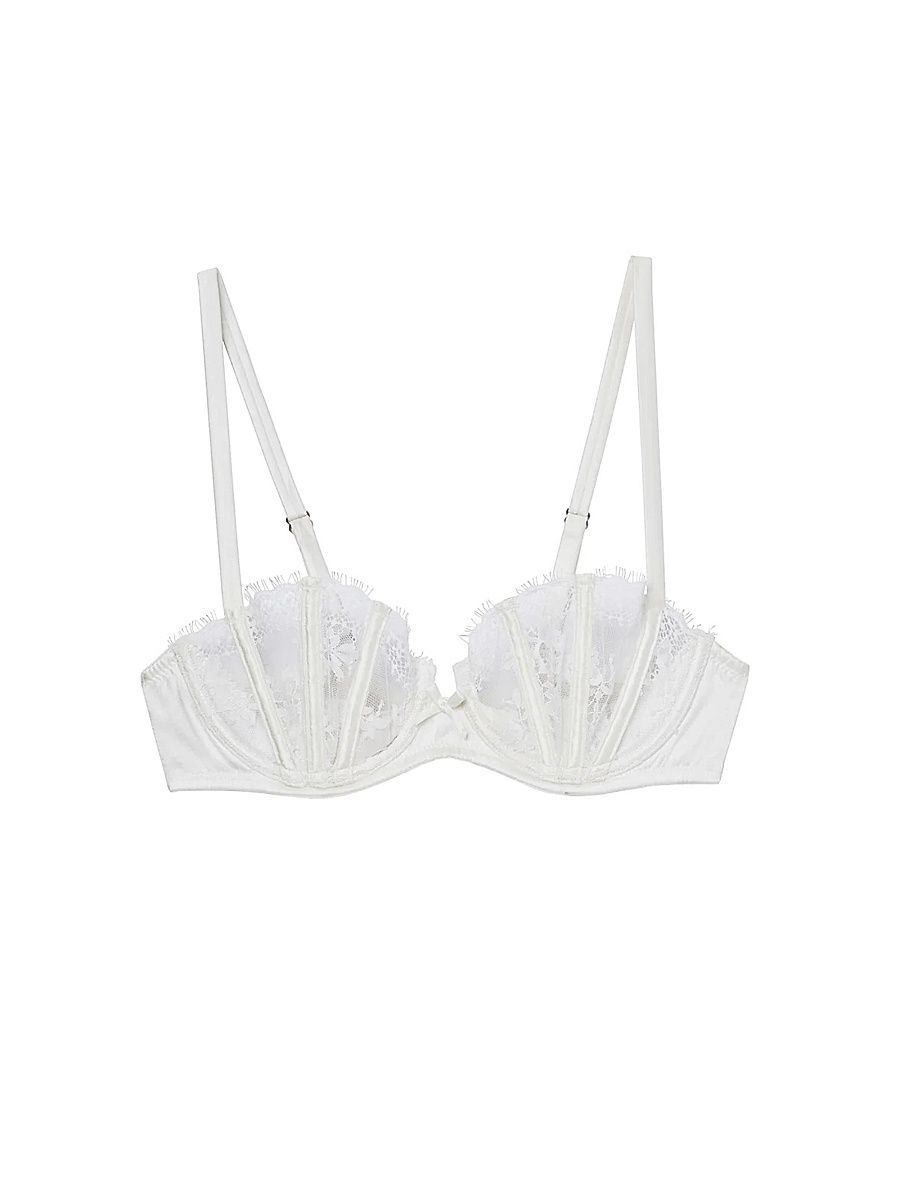 Women's Frankie Lace Boned Balconette Bra - Ivory - Size 36DD
