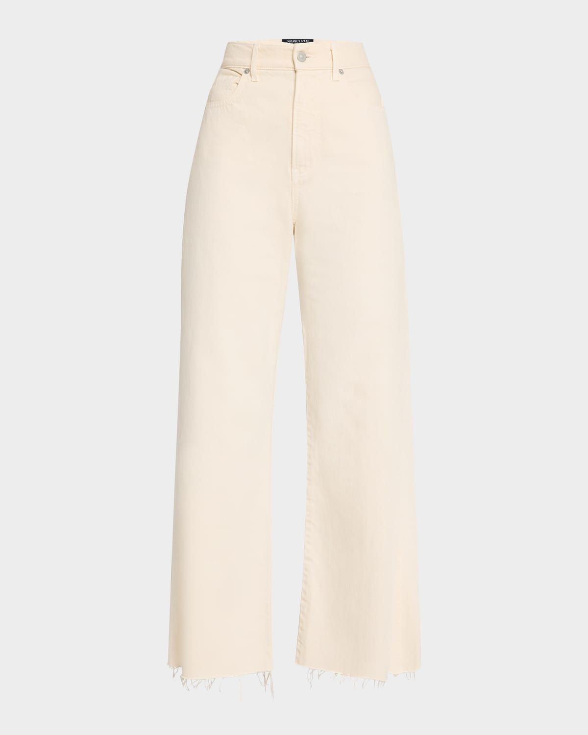 Taylor Cropped High-Rise Wide Jeans