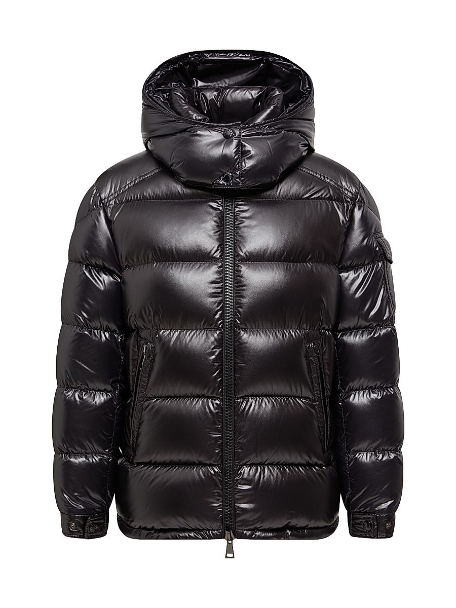 Women's Maire Nylon Lacque Down Jacket - Black - Size XXL