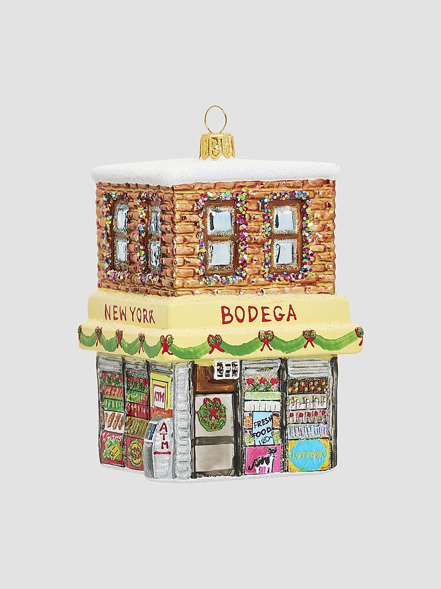 Bodega NYC Glass Ornament