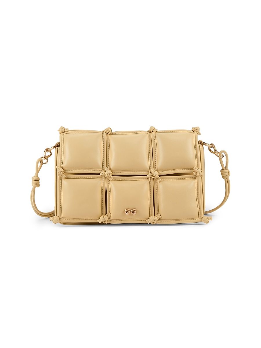 Women's Prue Quilted Leather Crossbody Bag - Sabbia