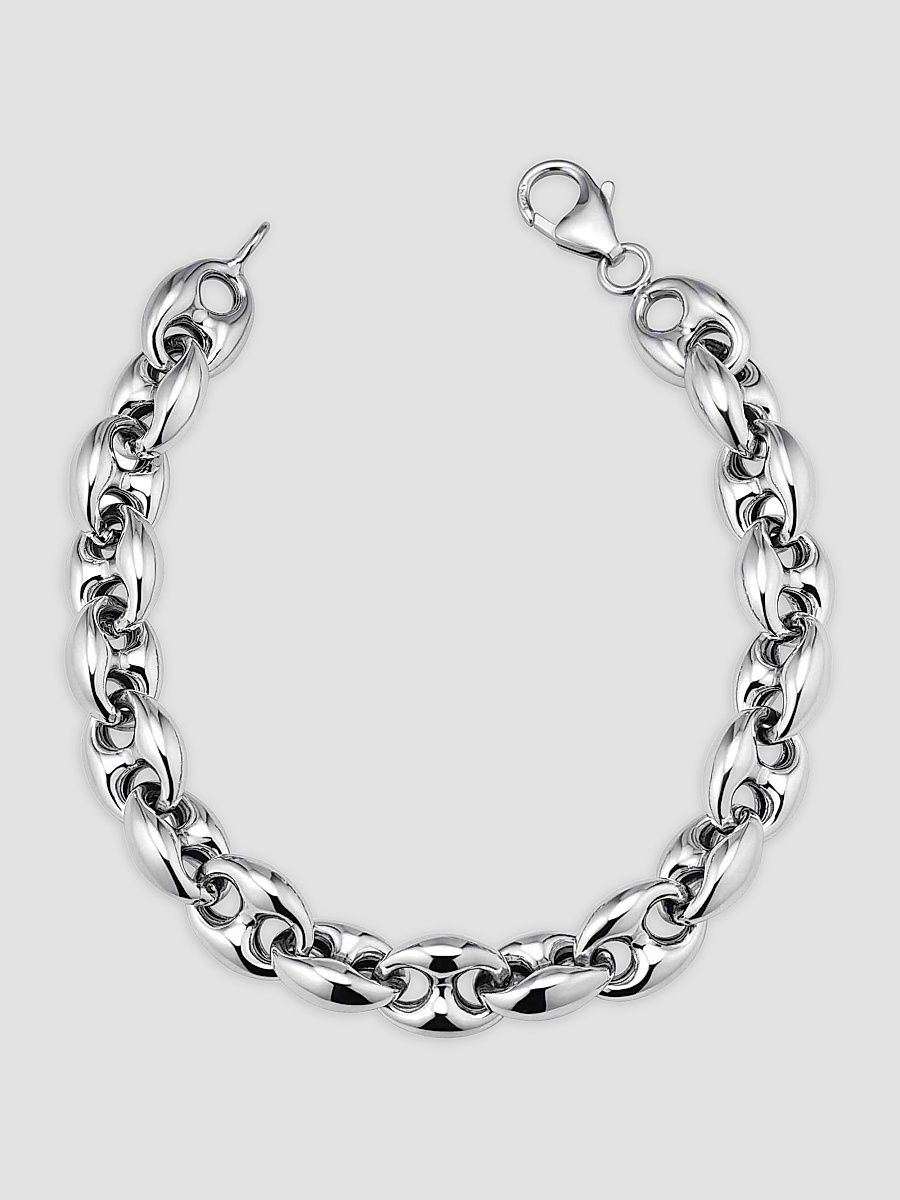 Women's Take Me There Mariner Bracelet in Sterling Silver - Silver - Size 7.5