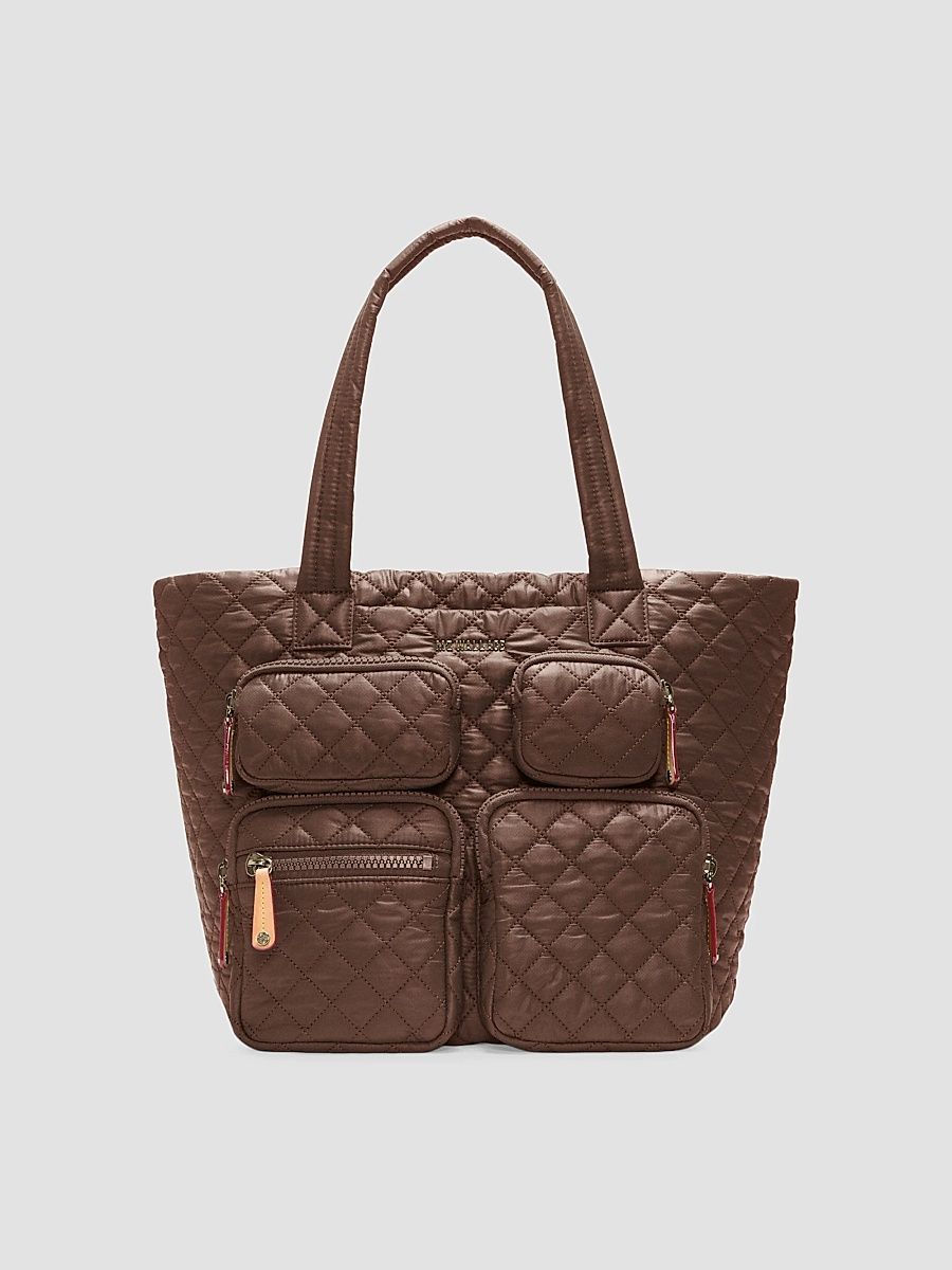 MZ Wallace Women's Medium Metro Travel Tote - Walnut