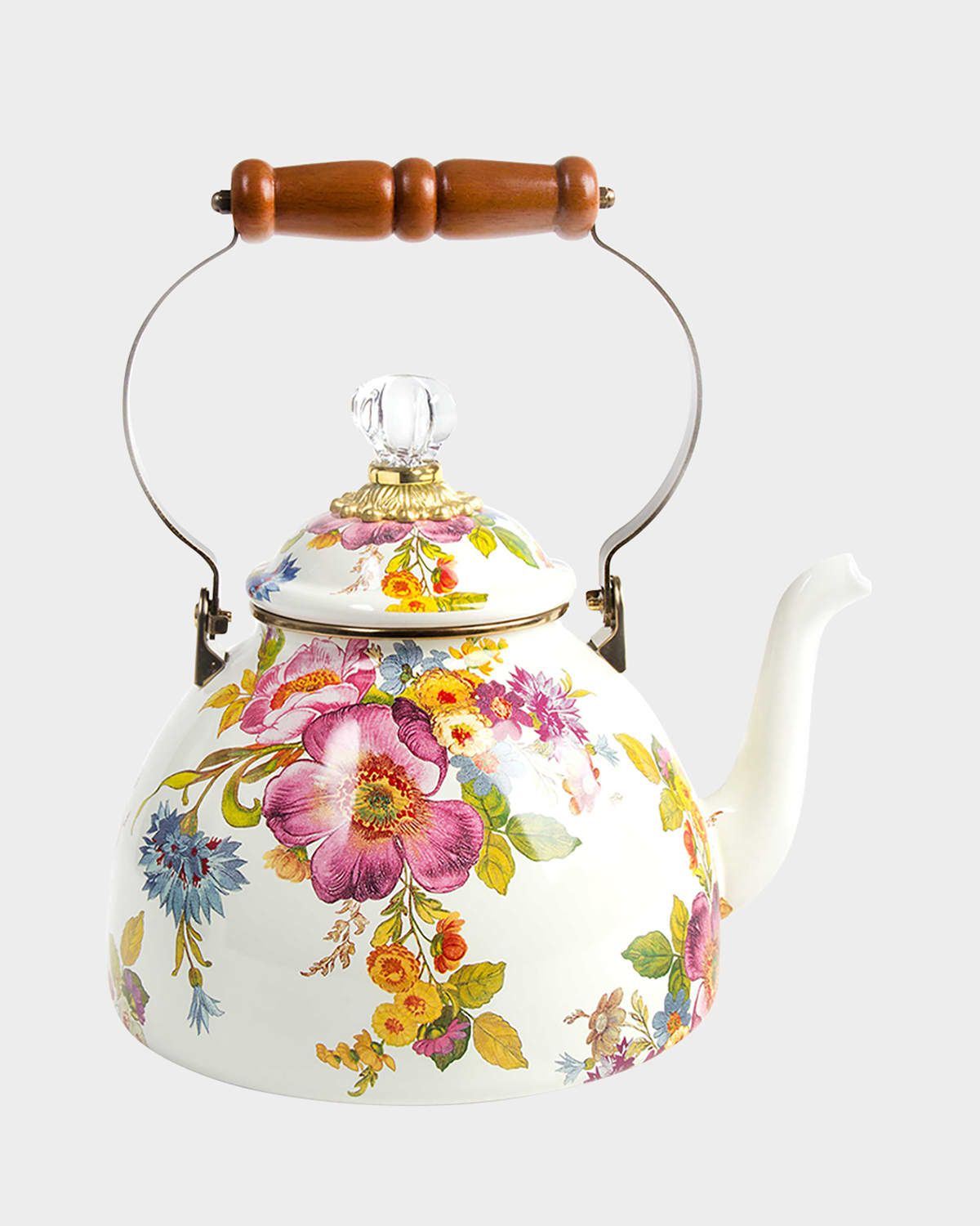 Flower Market Three-Quart Tea Kettle