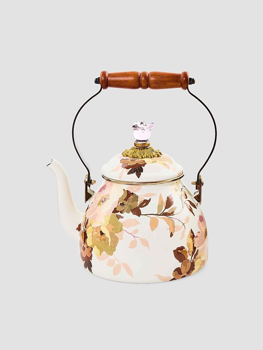 Wild Rose 2-Quart Tea Kettle