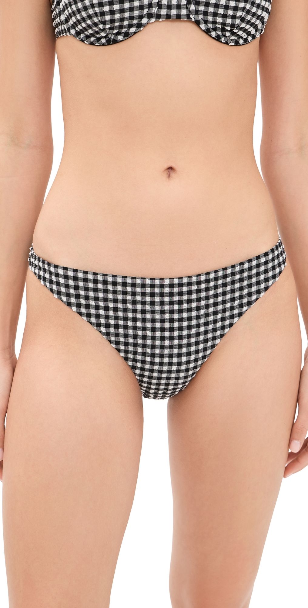 Onia Ashley Bikini Bottoms Black/White L