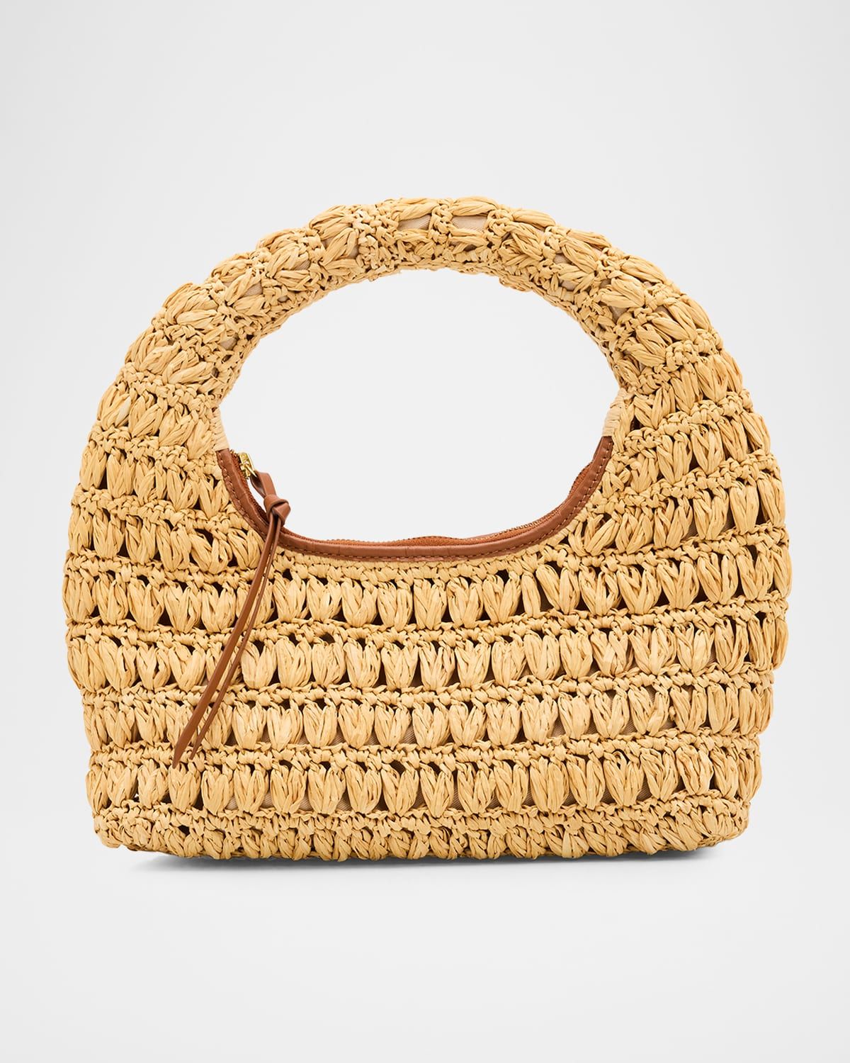 Perry Raffia Hobo Bag