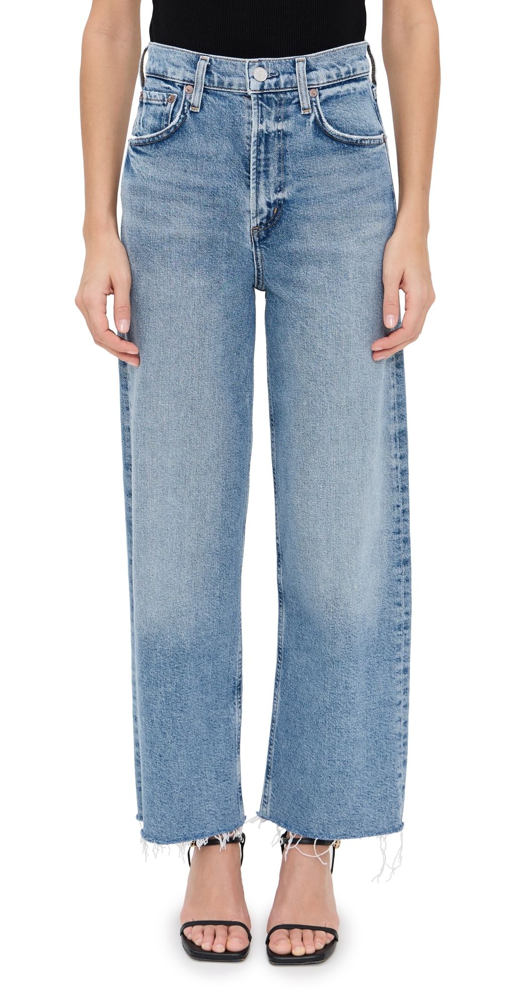 AGOLDE High Rise Wide Leg Ren Jeans Forum 32