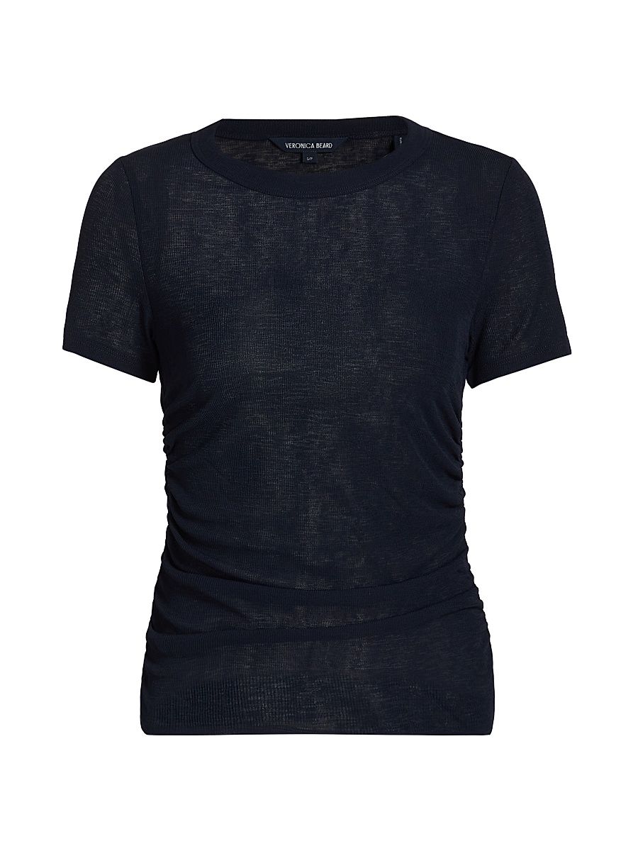 Women's Remus Slub T-Shirt - Navy - Size XL