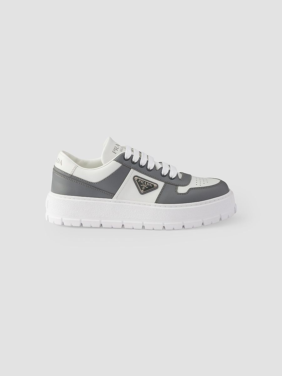 Men's Leather Sneakers - White - Size 11