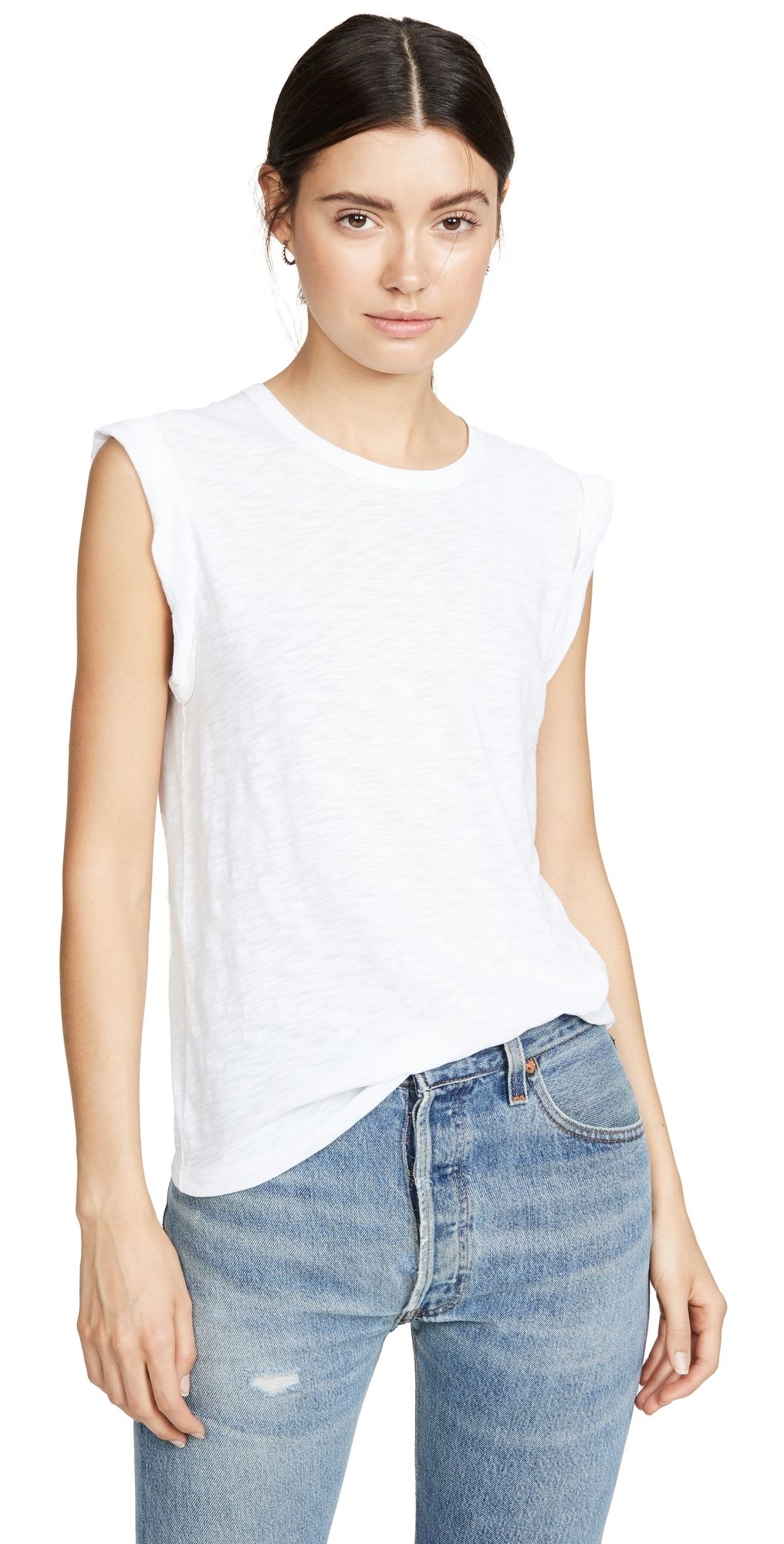 Veronica Beard Jean Dree Tee White XL