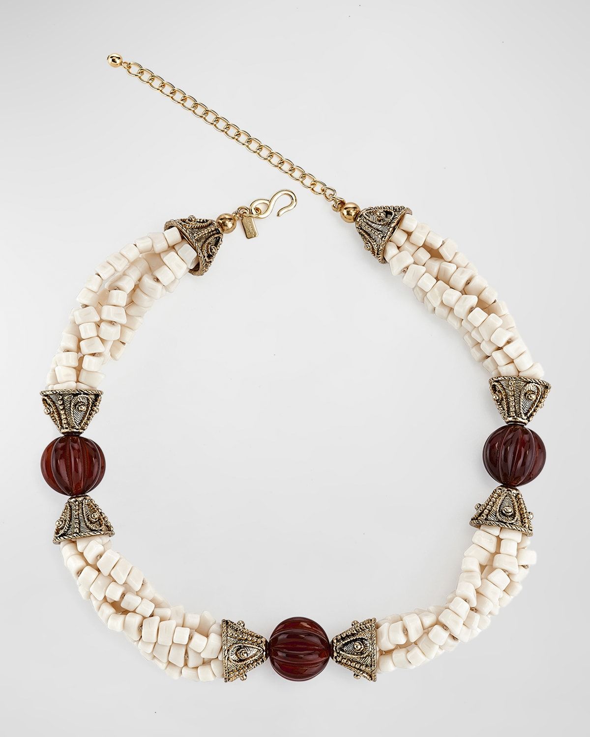 Antiqued Torsade Necklace