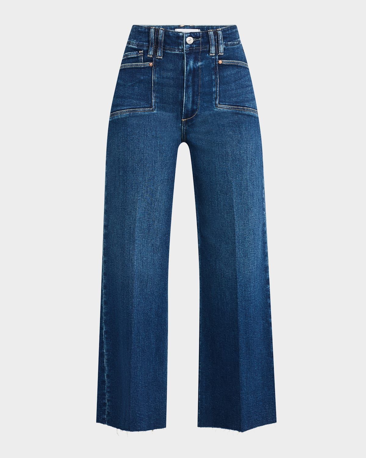Anessa Raw Hem Jeans with Set-In Pockets